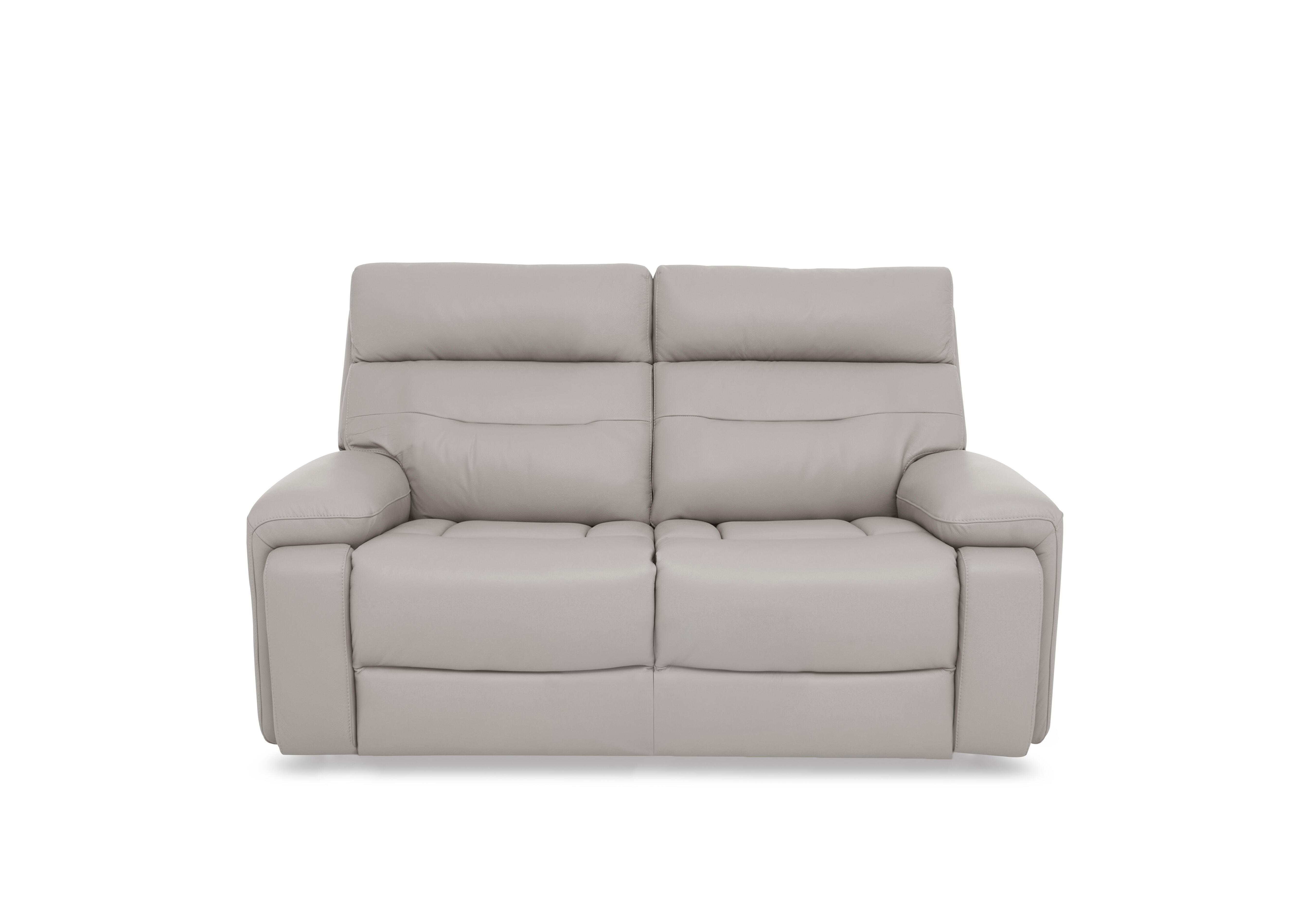 Cinemax Leather 2 Seater Sofa in Alpha Grey Matte Le-9317 on Furniture Village