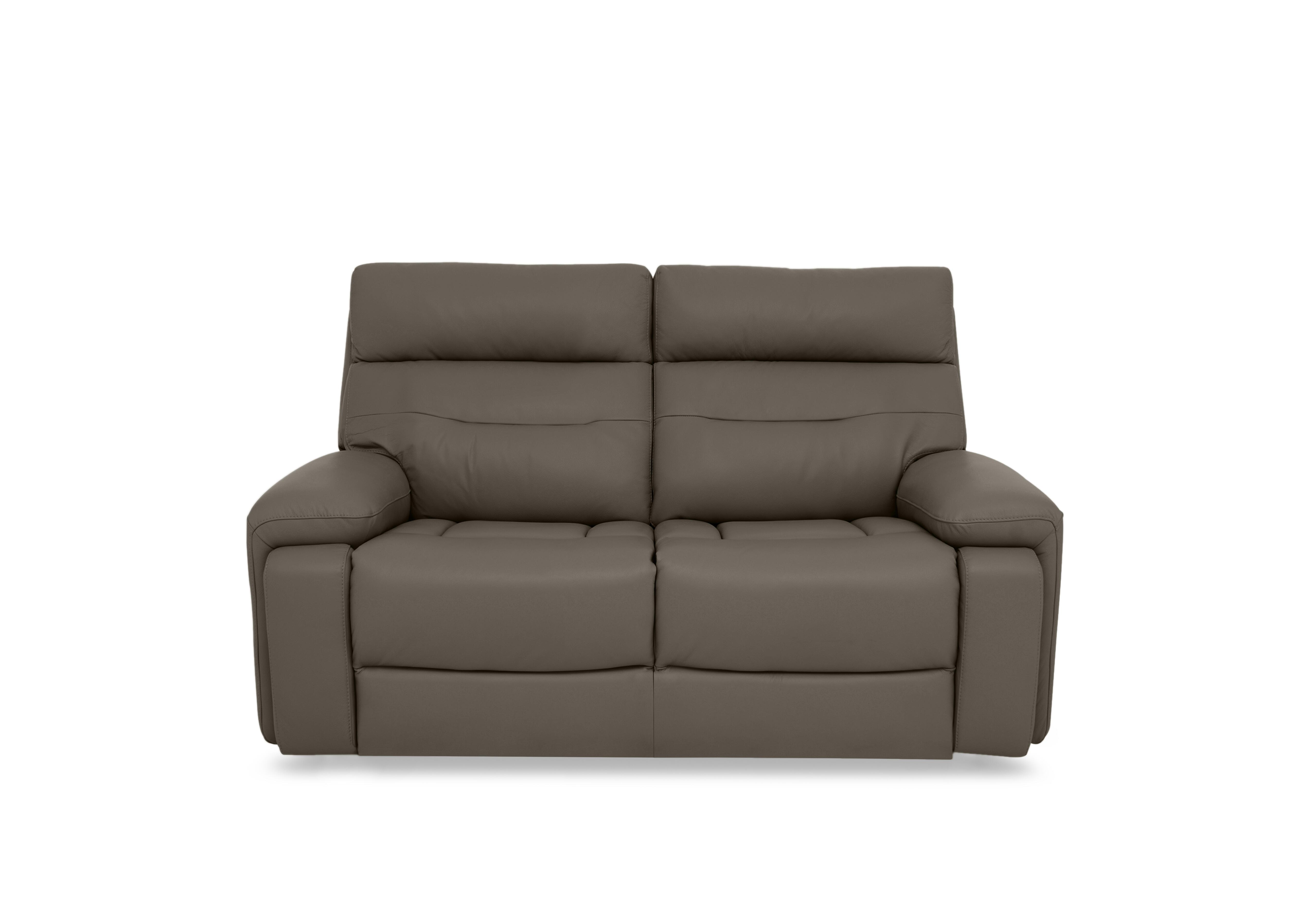 Cinemax Leather 2 Seater Sofa in Natural Olive La-4829 on Furniture Village