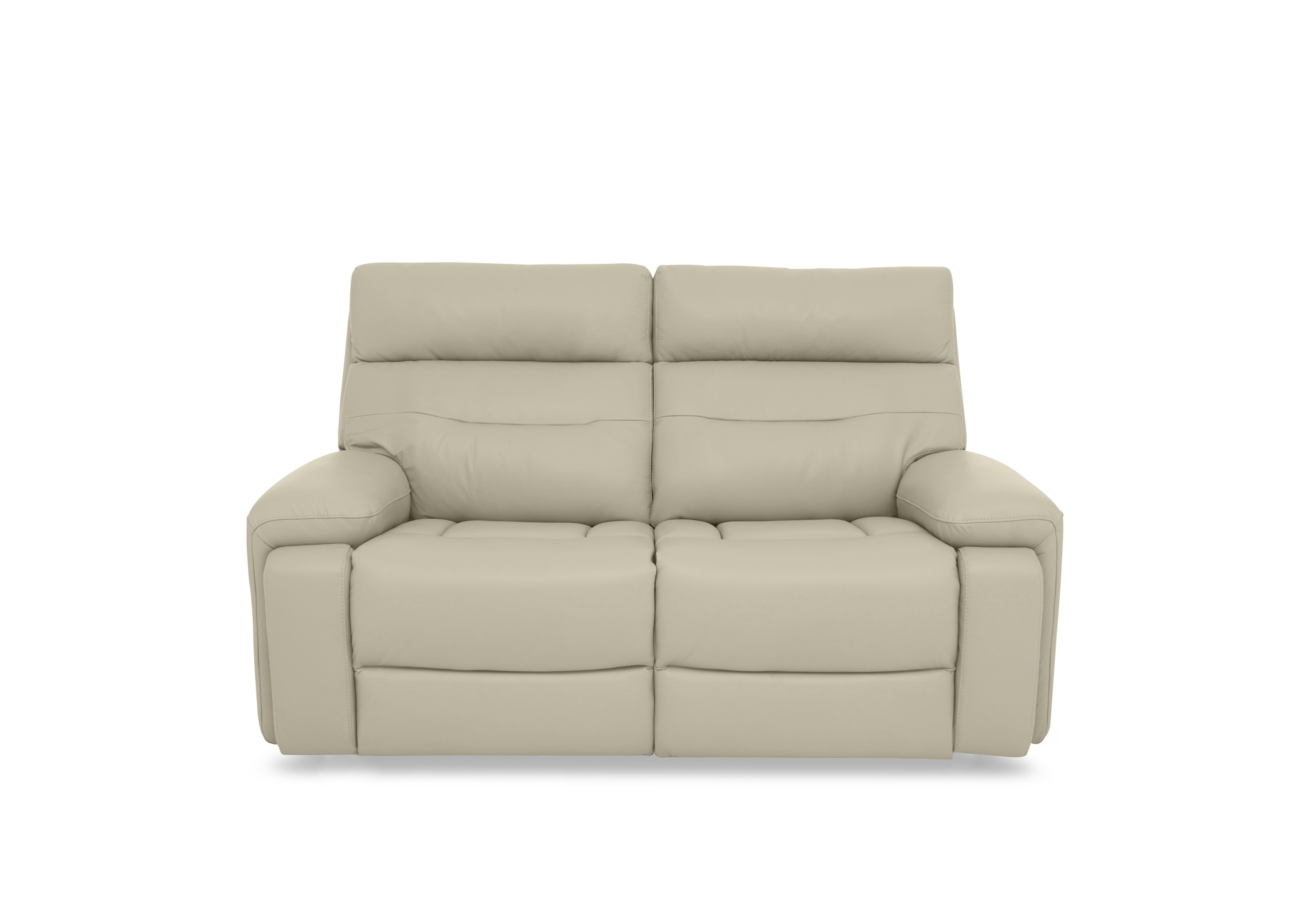 Cinemax Leather 2 Seater Sofa in Natural Sand La-4827 on Furniture Village