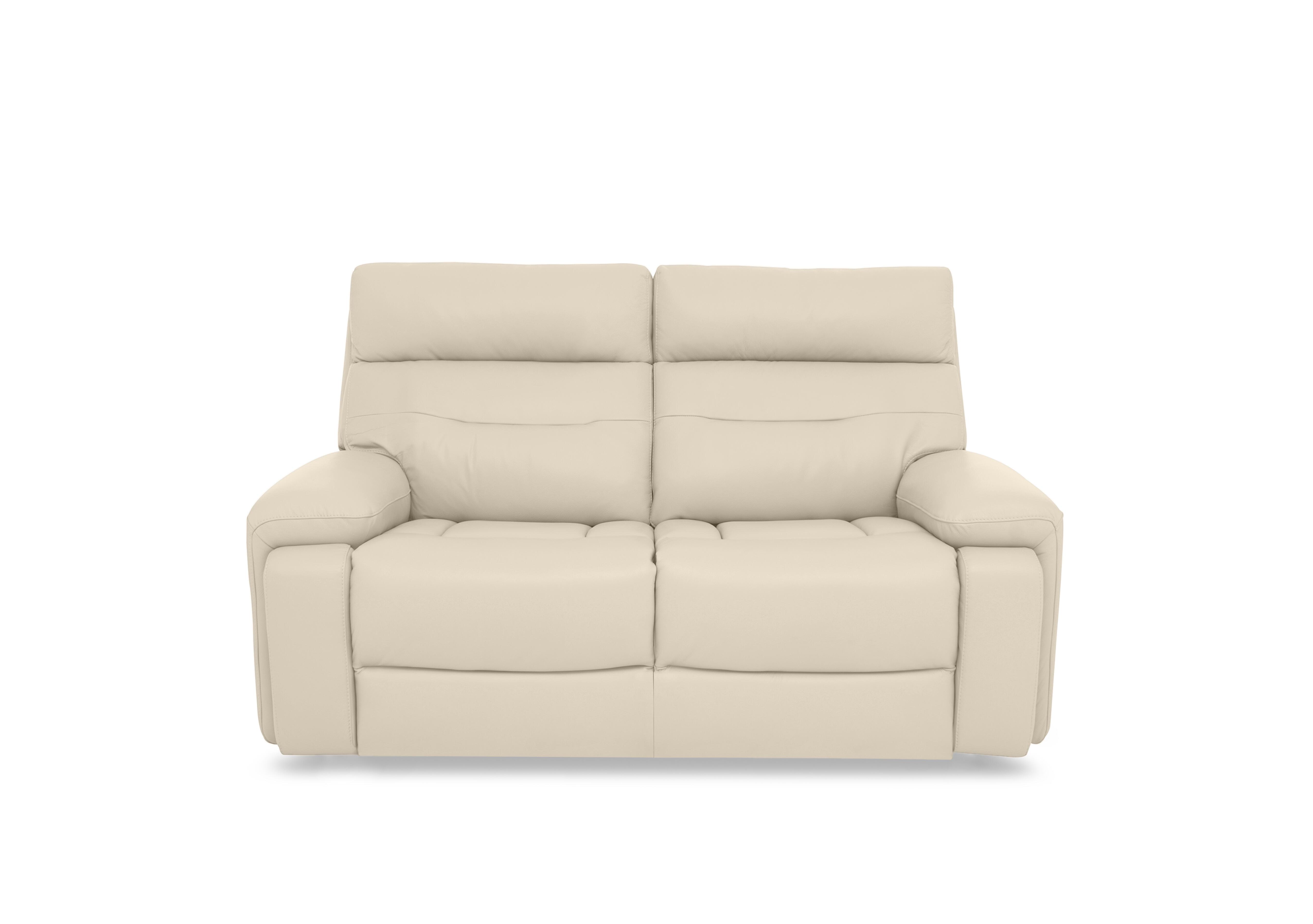 Cinemax Leather 2 Seater Sofa in Stone Lx-6407 on Furniture Village