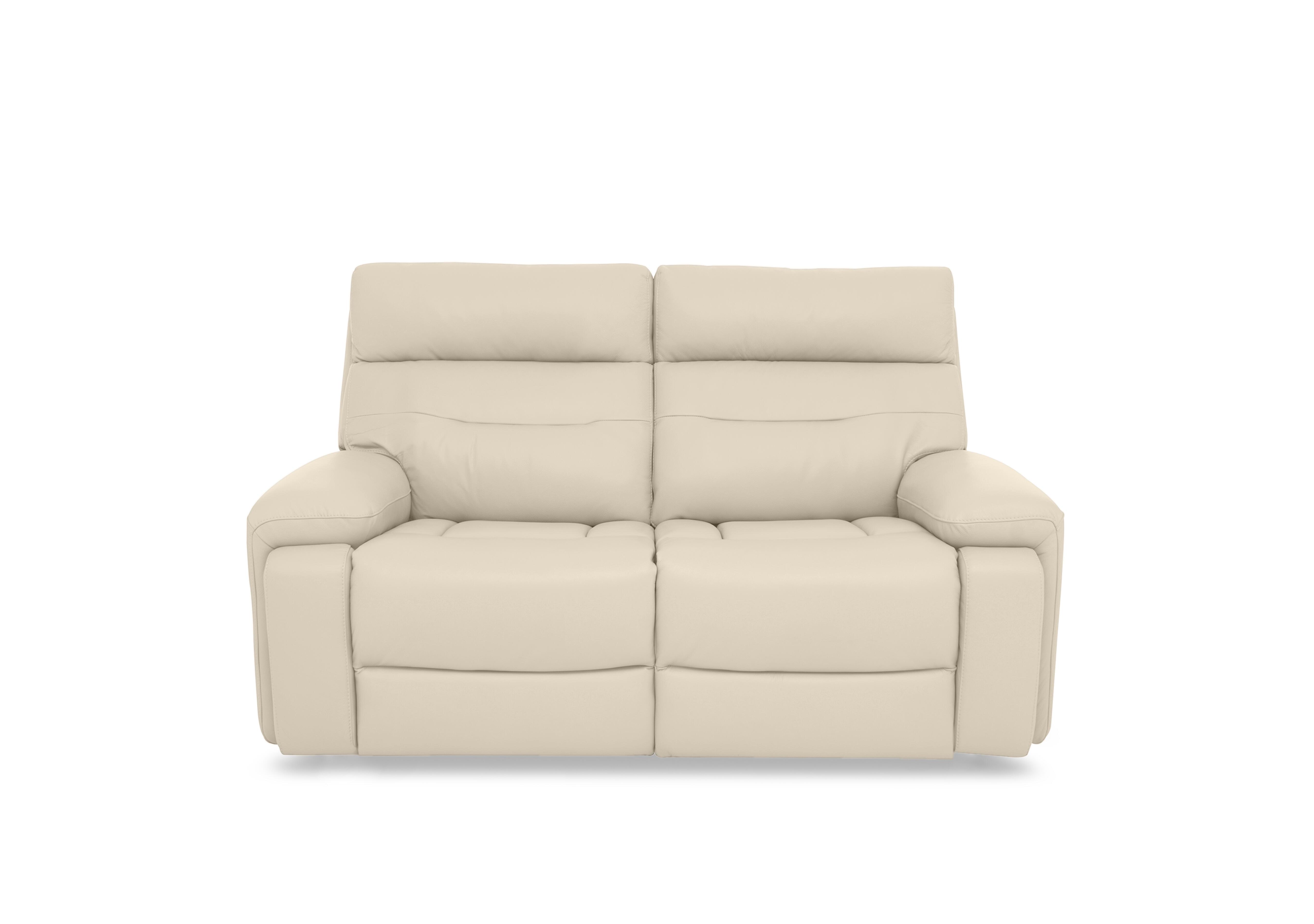 Cinemax Leather 2 Seater Sofa in Stone Lx-6407 on Furniture Village