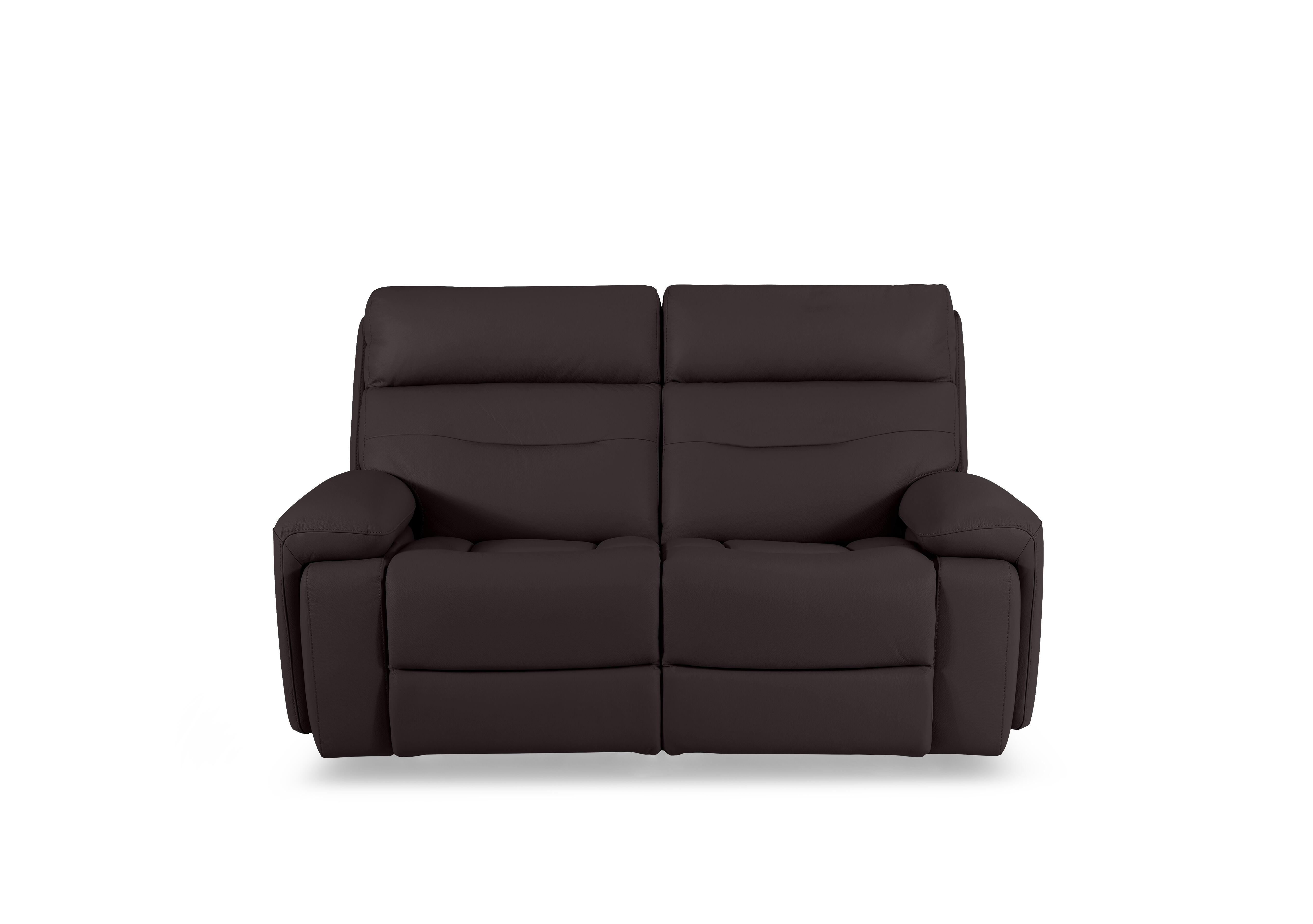 Cinemax Leather 2 Seater Media Arm Power Recliner Sofa with Power Headrests in Espresso Lx-6413 on Furniture Village