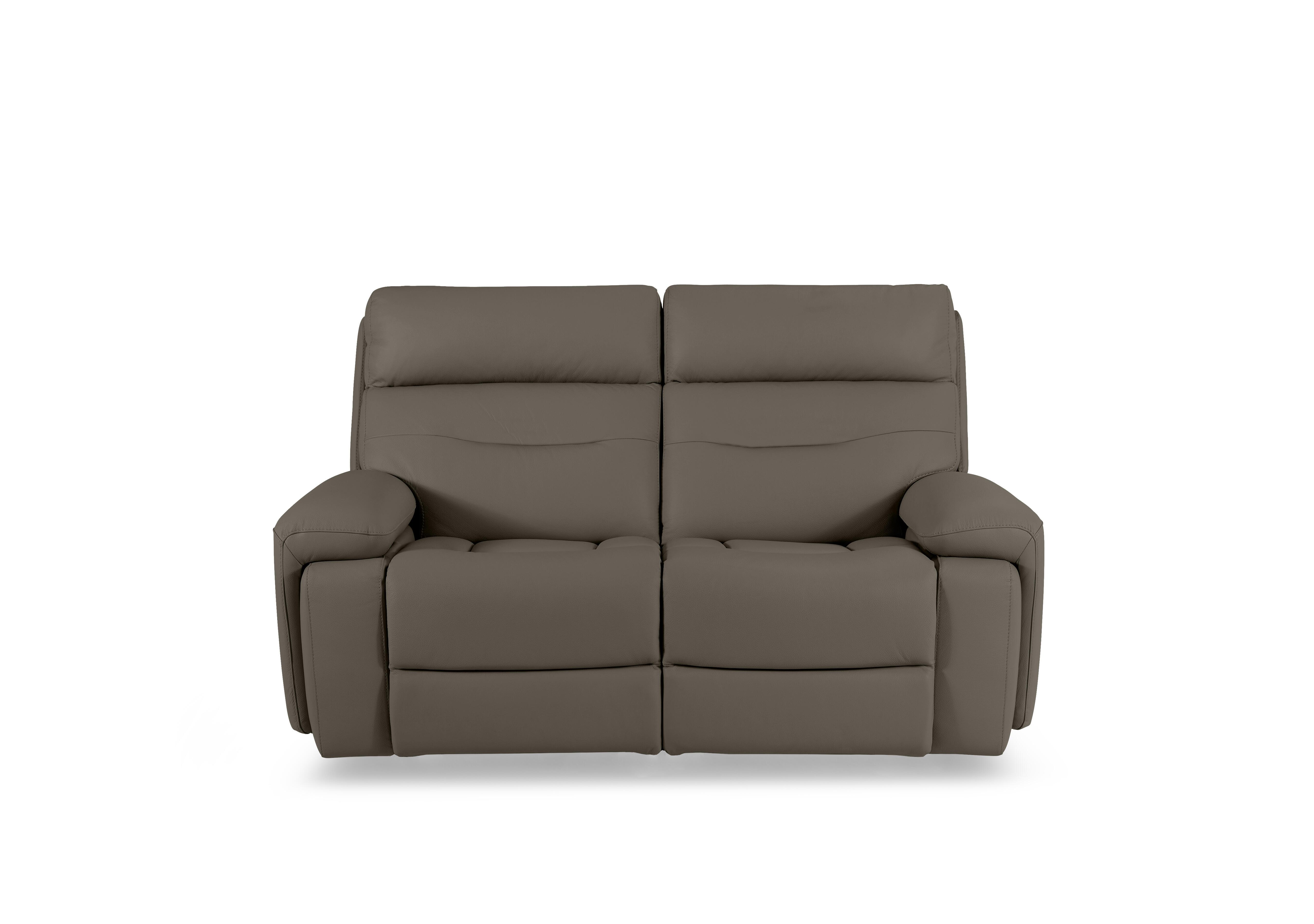 Cinemax Leather 2 Seater Media Arm Power Recliner Sofa with Power Headrests in Natural Olive La-4829 on Furniture Village