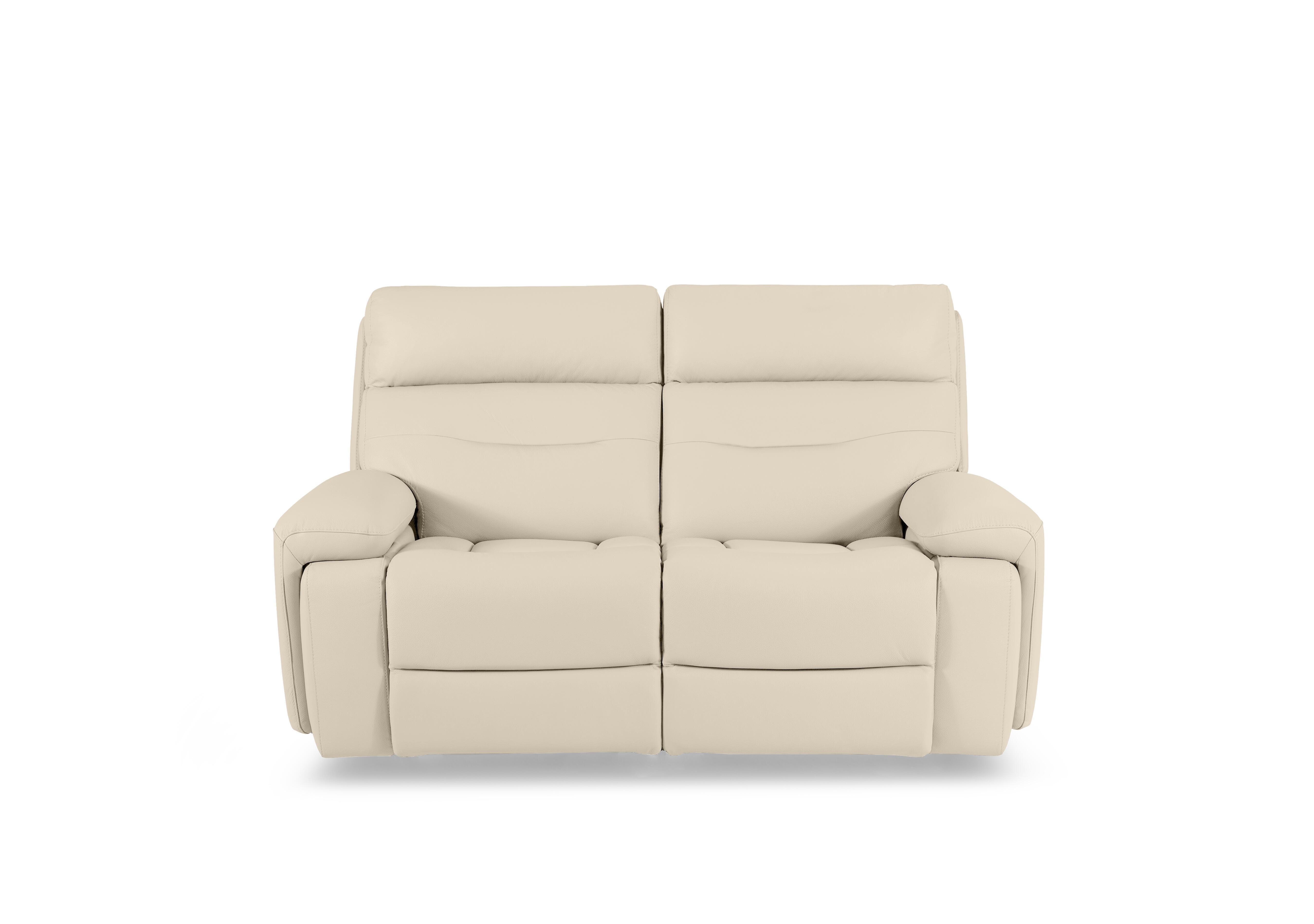 Cinemax Leather 2 Seater Media Arm Power Recliner Sofa with Power Headrests in Stone Lx-6407 on Furniture Village