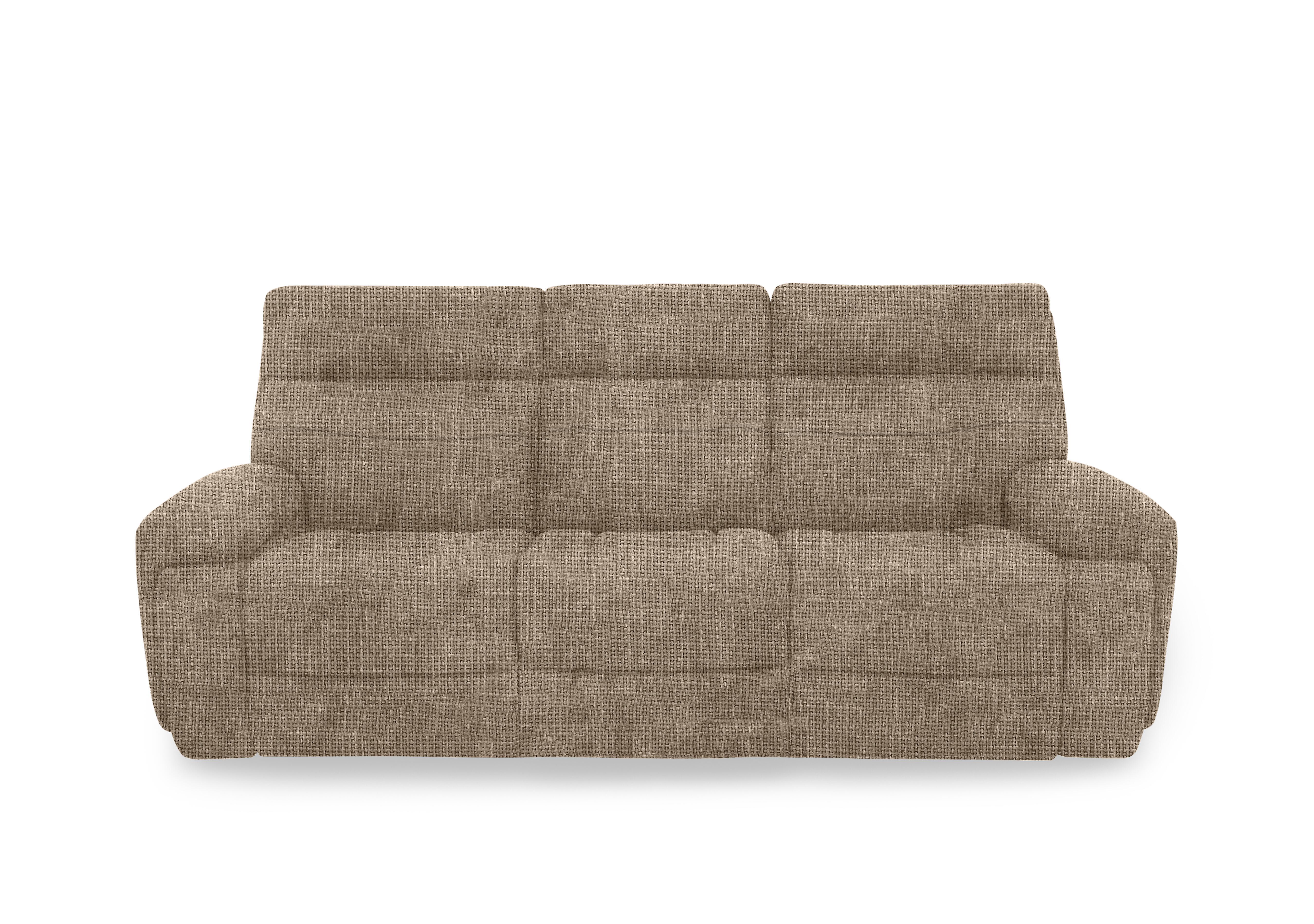 Cinemax Fabric 3 Seater 3 Cushion Sofa in Cocoa We-0103 on Furniture Village