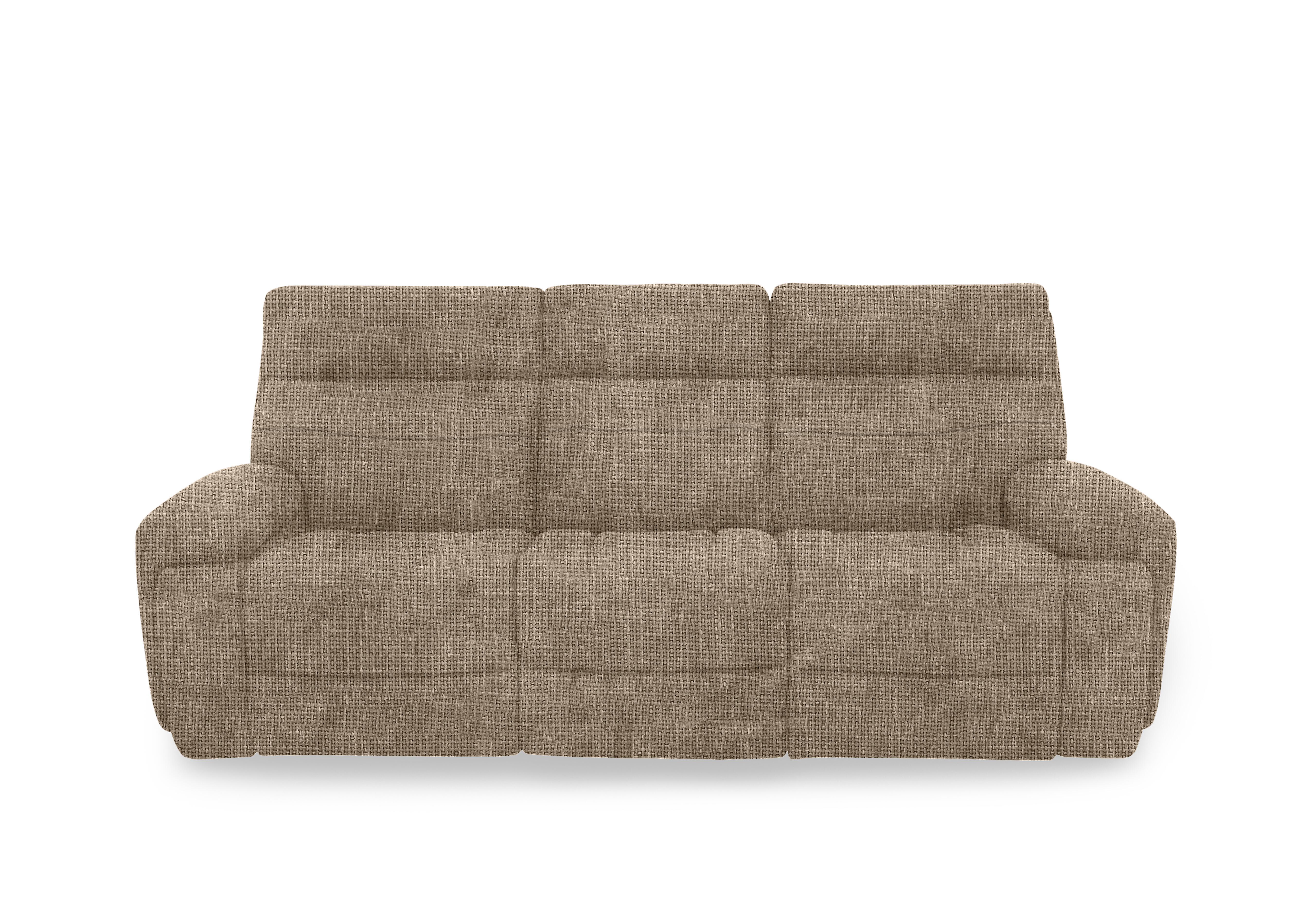 Cinemax Fabric 3 Seater 3 Cushion Sofa in Cocoa We-0103 on Furniture Village