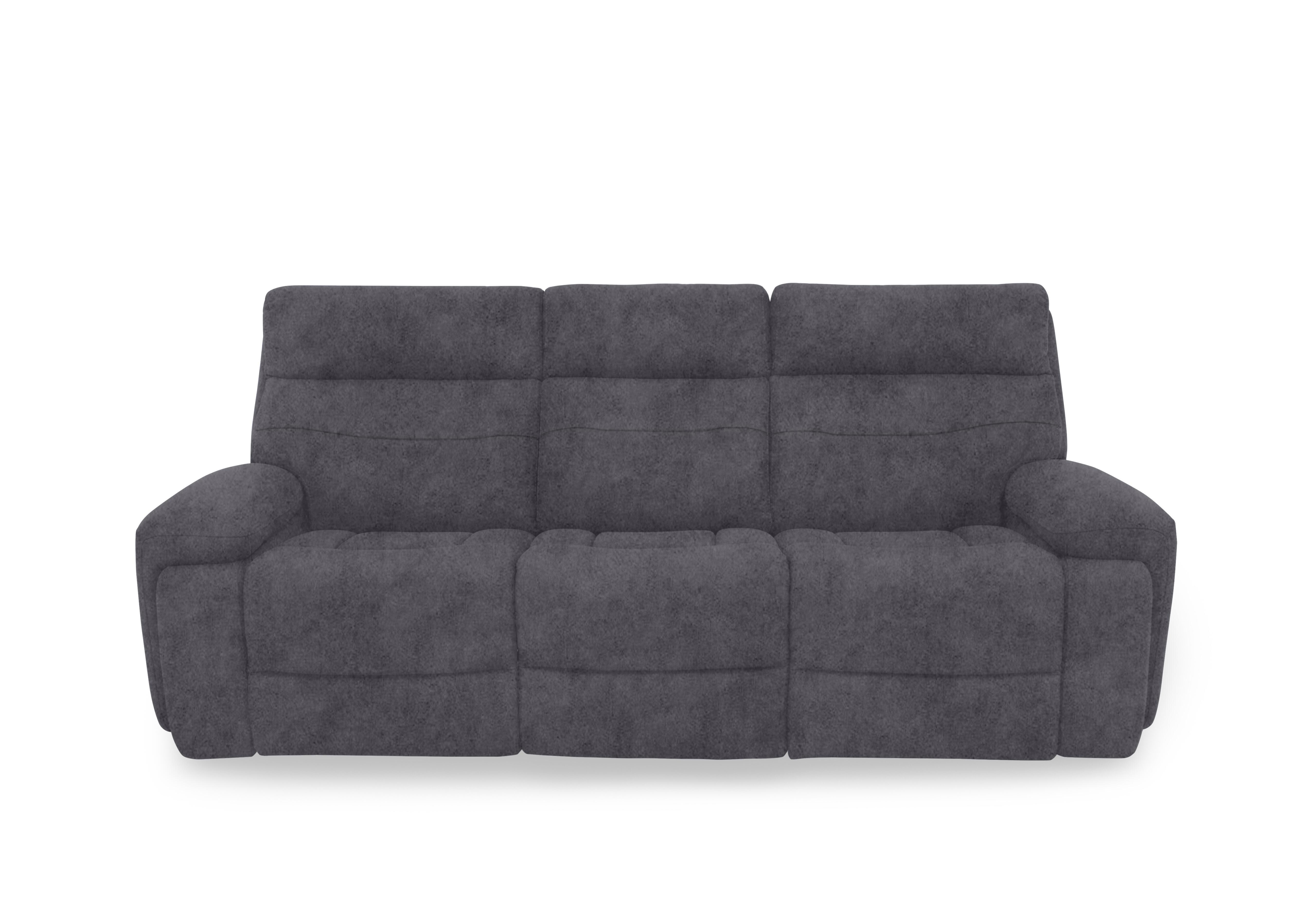 Cinemax Fabric 3 Seater 3 Cushion Sofa in Nappa Grey Np-1107 on Furniture Village