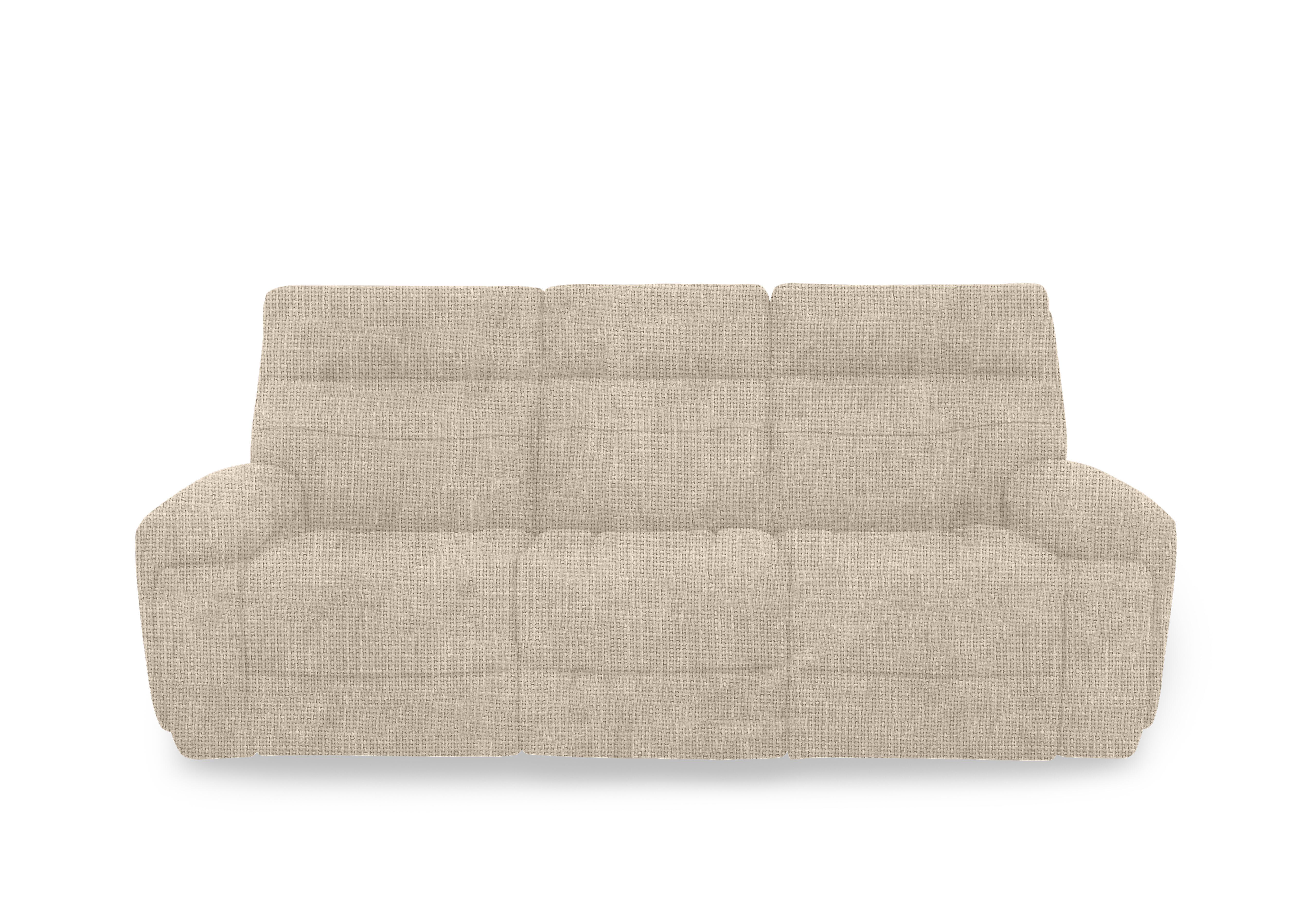 Cinemax Fabric 3 Seater 3 Cushion Sofa in Oatmeal We-0101 on Furniture Village