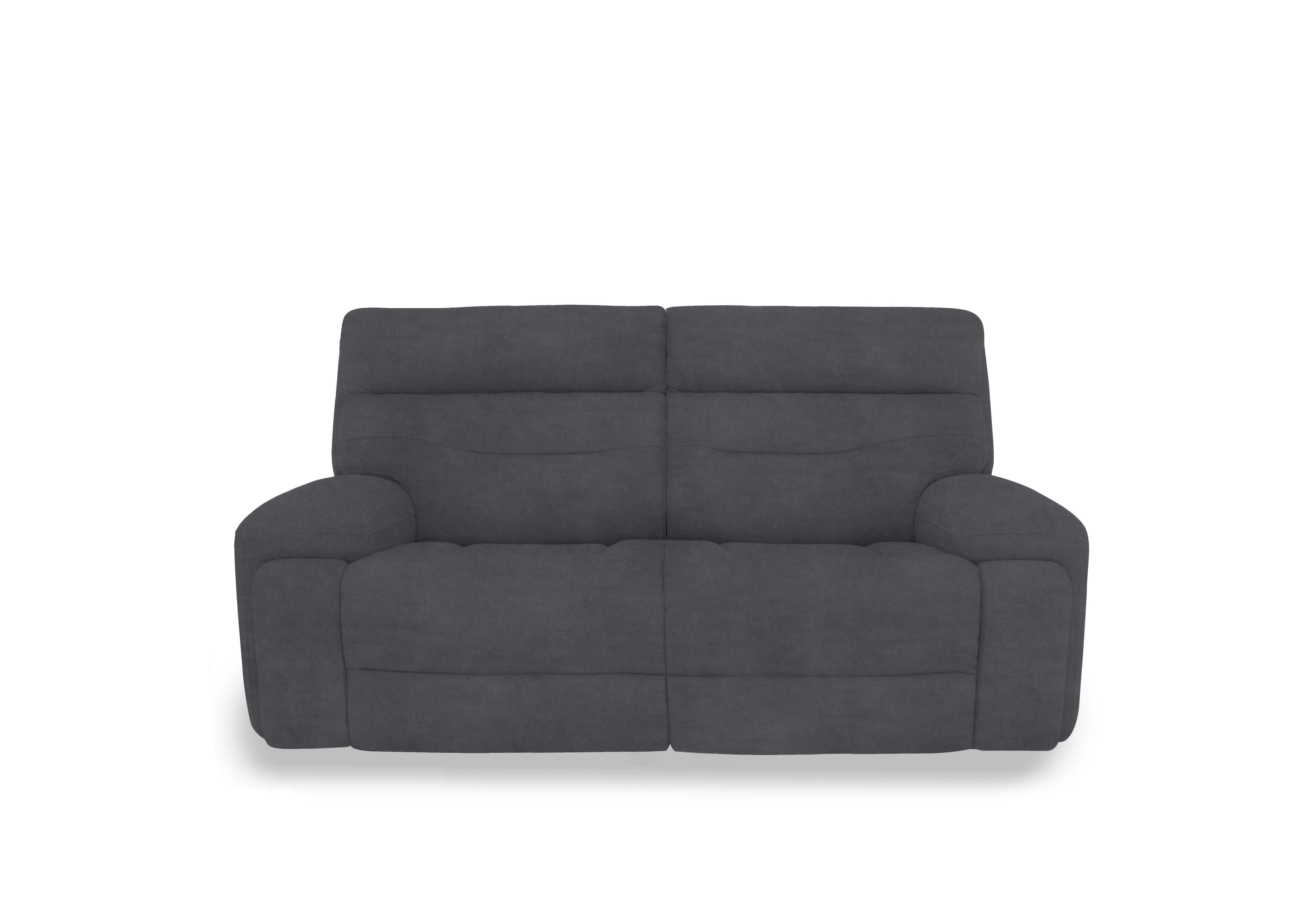 Cinemax Fabric 3 Seater Sofa in Nappe Velvet Dark Grey Nv-0106 on Furniture Village