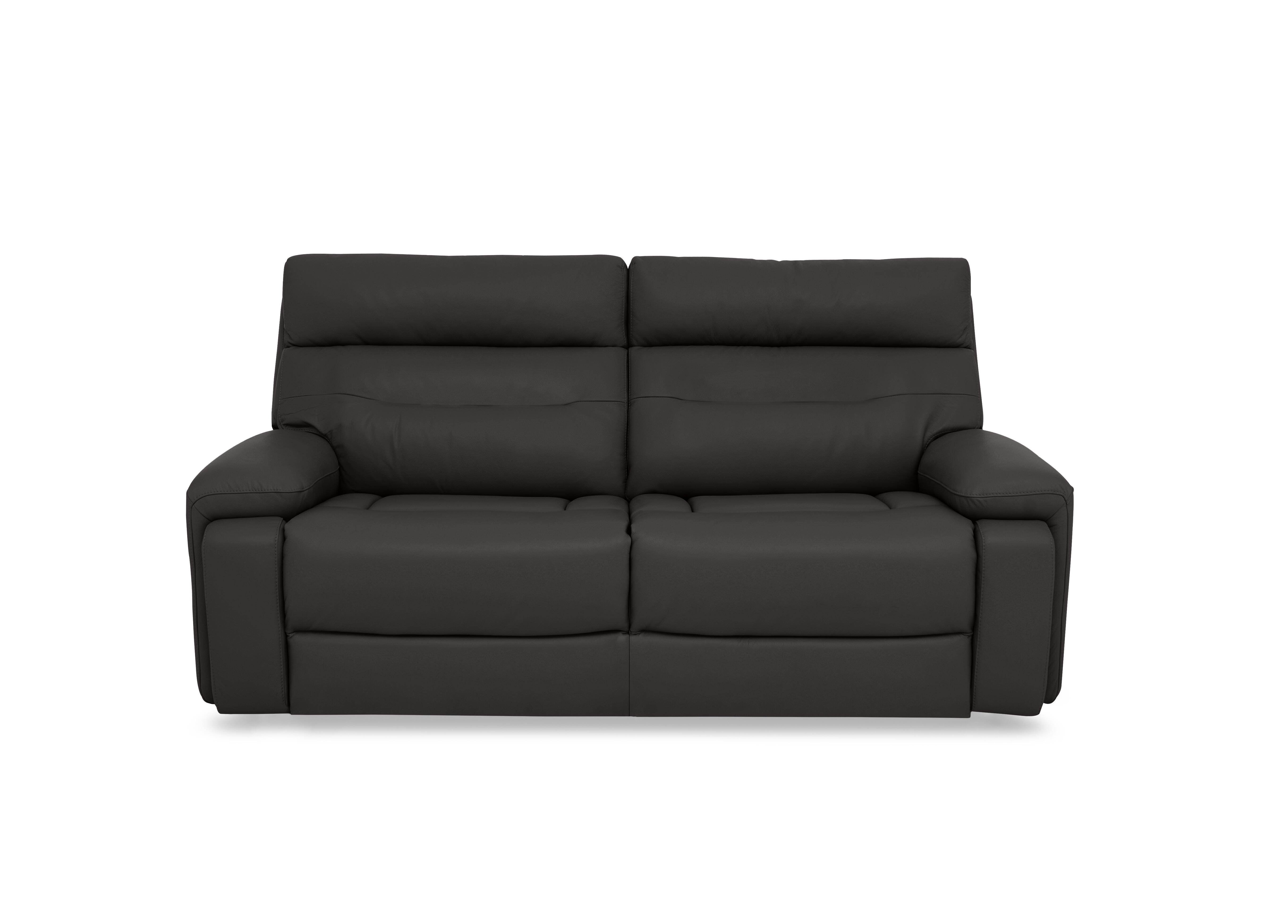 Cinemax Leather 3 Seater Sofa in Piompo Lx-6404 on Furniture Village