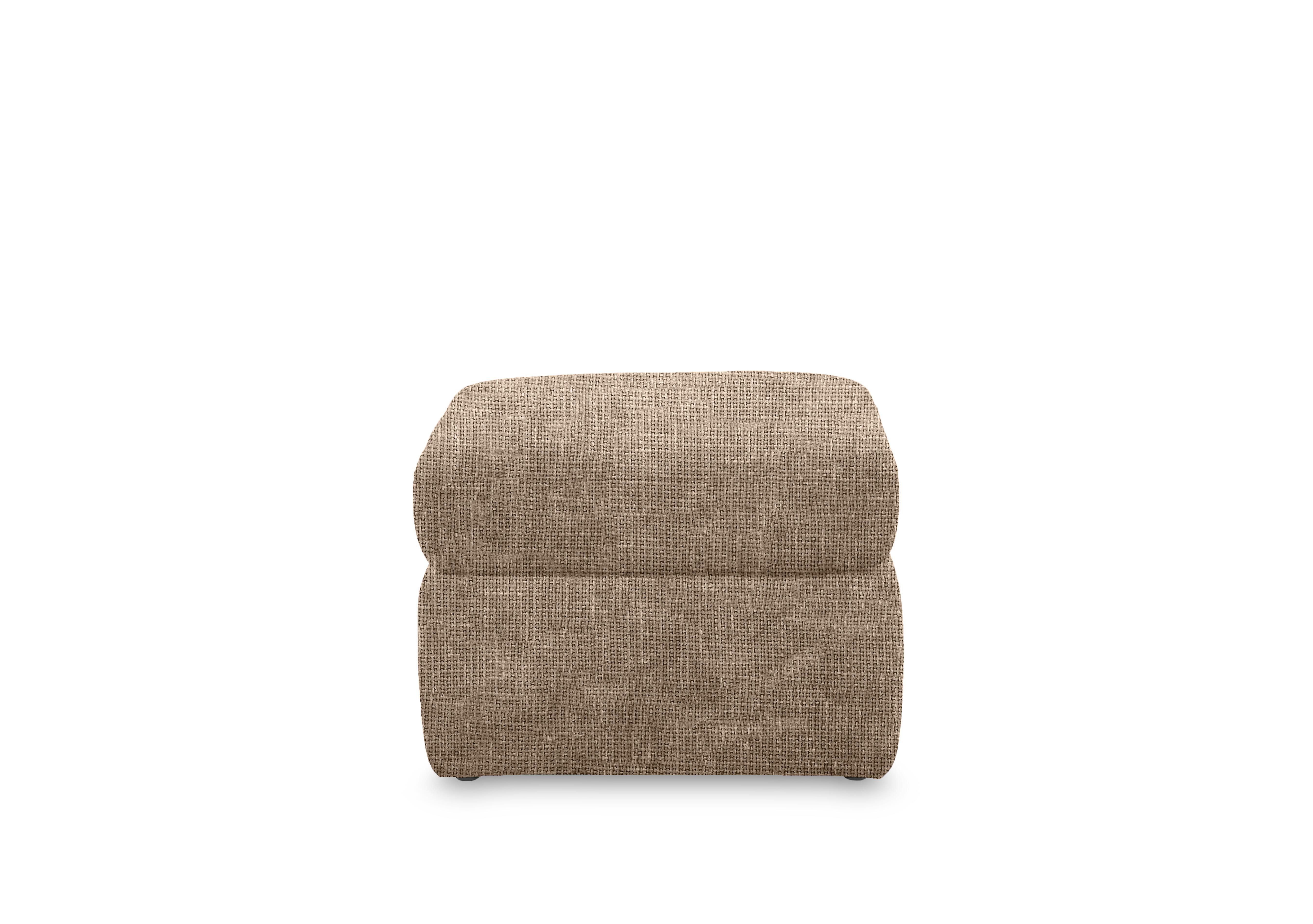 Cinemax Fabric Storage Footstool in Cocoa We-0103 on Furniture Village
