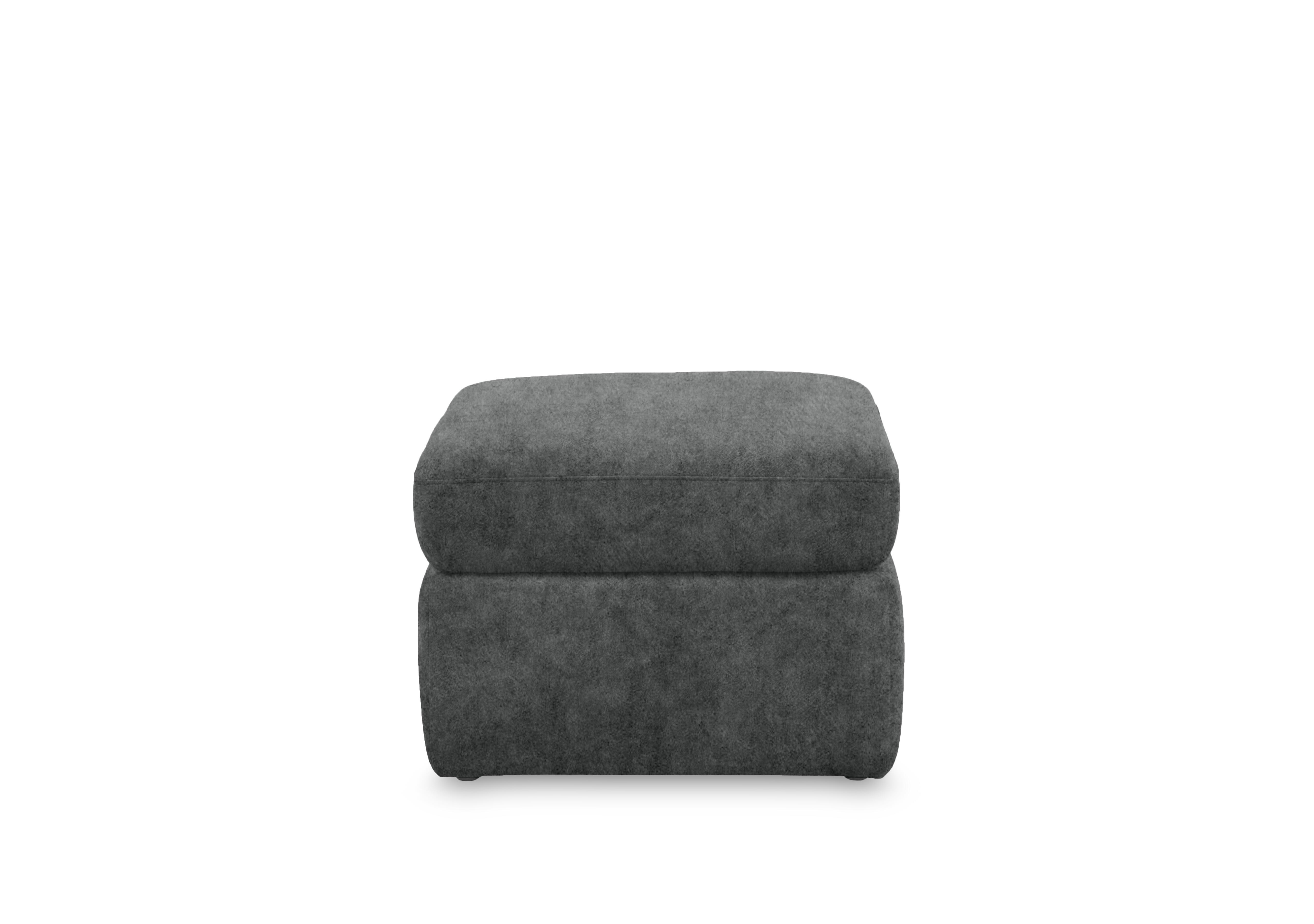 Cinemax Fabric Storage Footstool in Marque Seal Grey Mq-0106 on Furniture Village