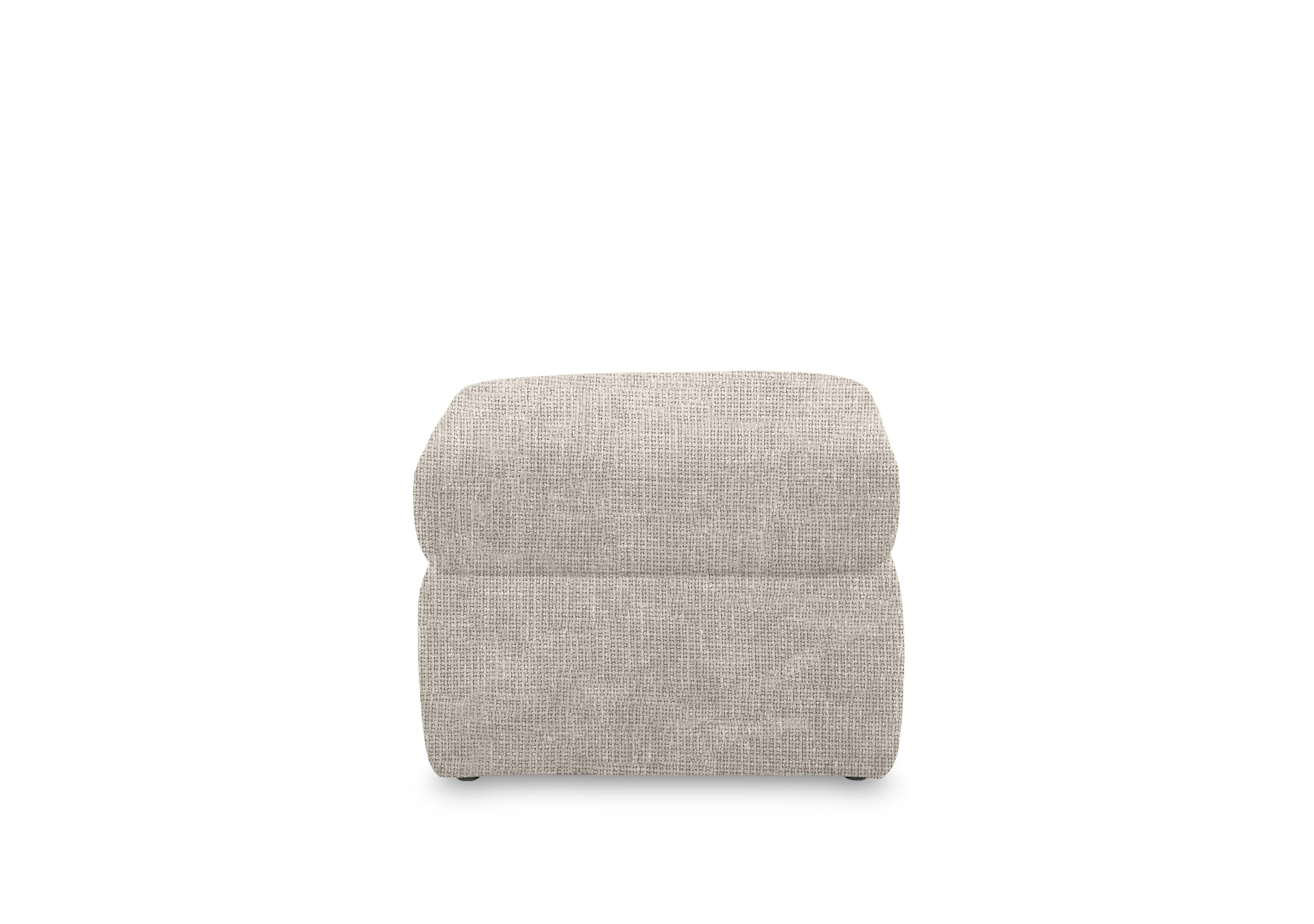 Cinemax Fabric Storage Footstool in Stone We-0102 on Furniture Village