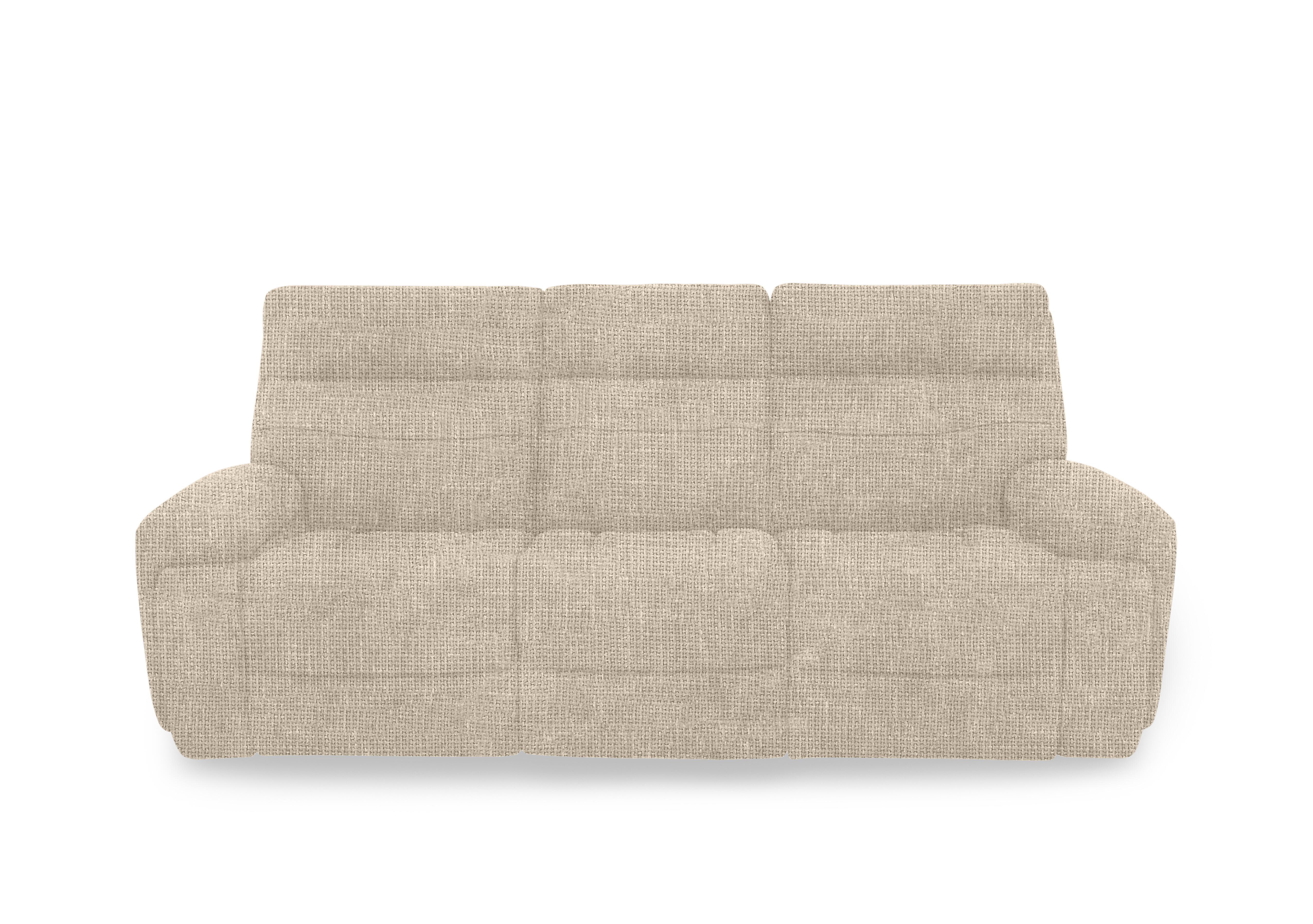 Cinemax Fabric 3 Seater 3 Cushion Media Arms Power Recliner Sofa with Power Headrests in Oatmeal We-0101 on Furniture Village