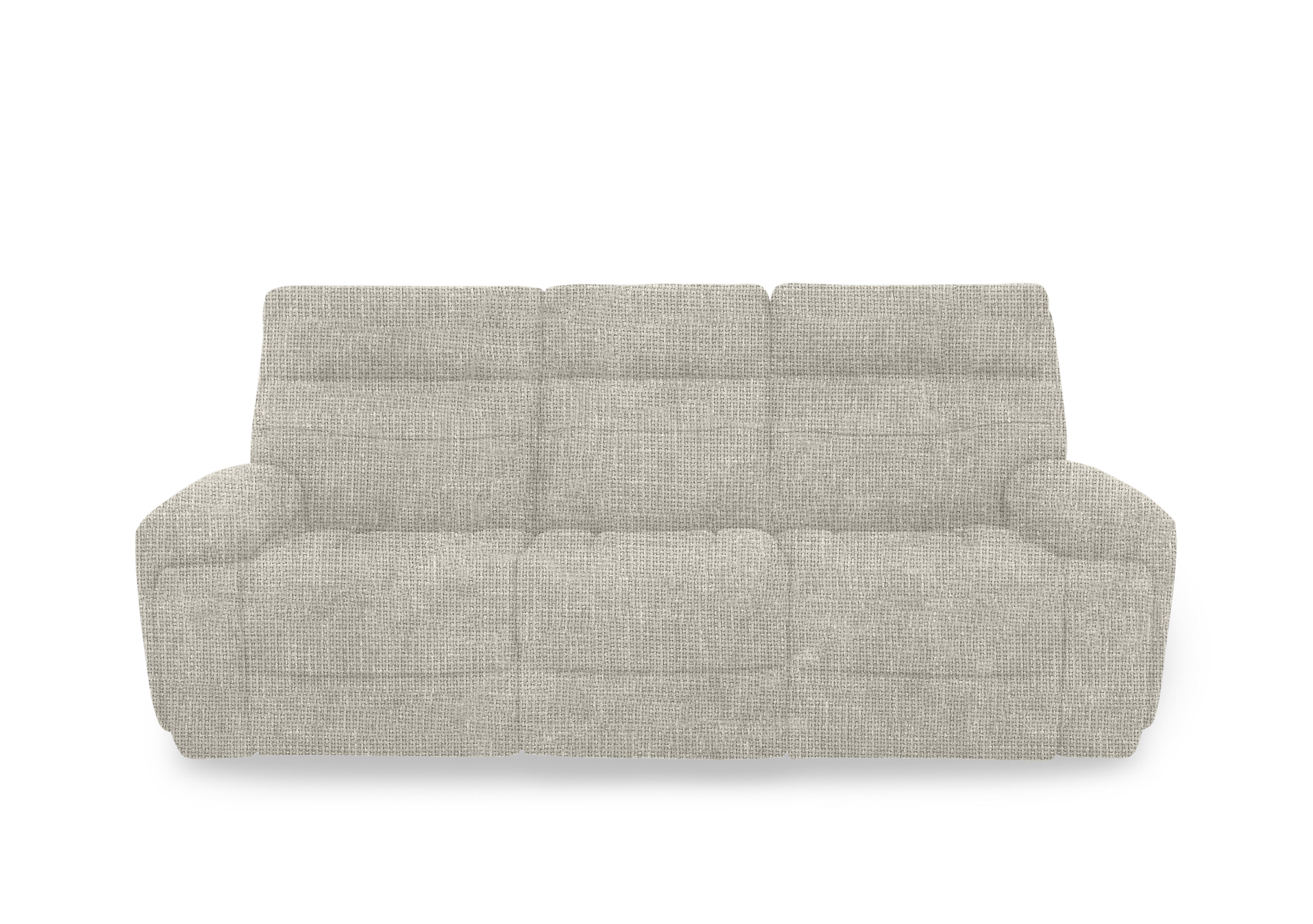 Cinemax Fabric 3 Seater 3 Cushion Media Arms Power Recliner Sofa with Power Headrests in Stone We-0102 on Furniture Village