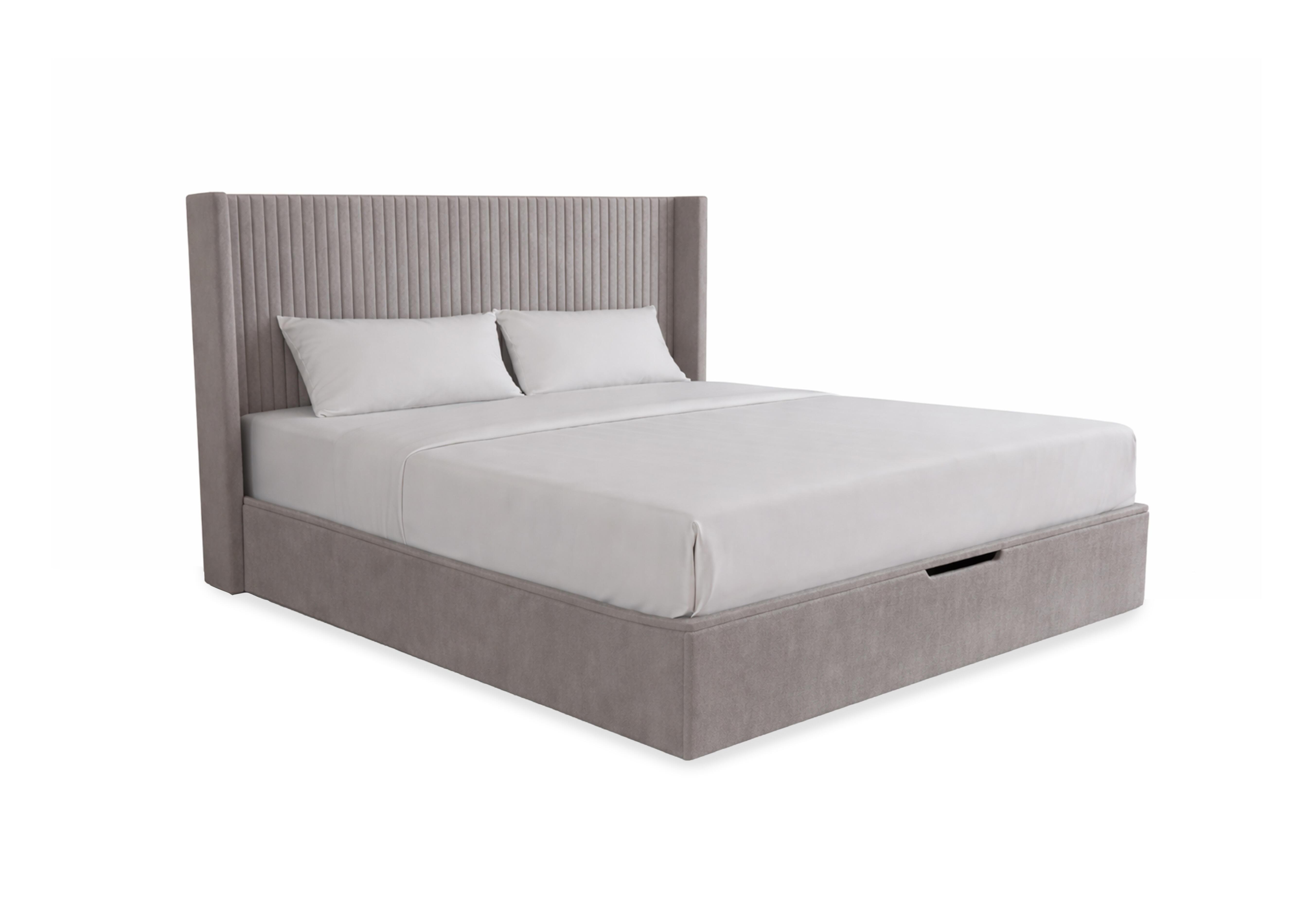 Ripley End Lift Ottoman Bed Frame in Taupe on Furniture Village