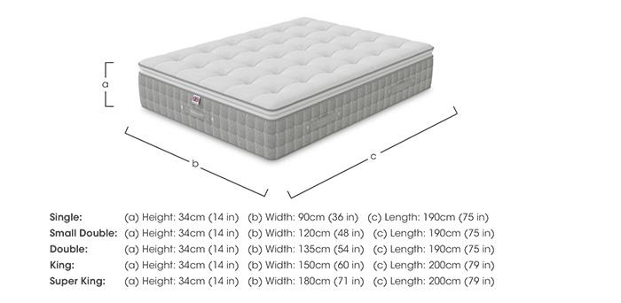 Village Luxury 6850 Mattress in  on Furniture Village