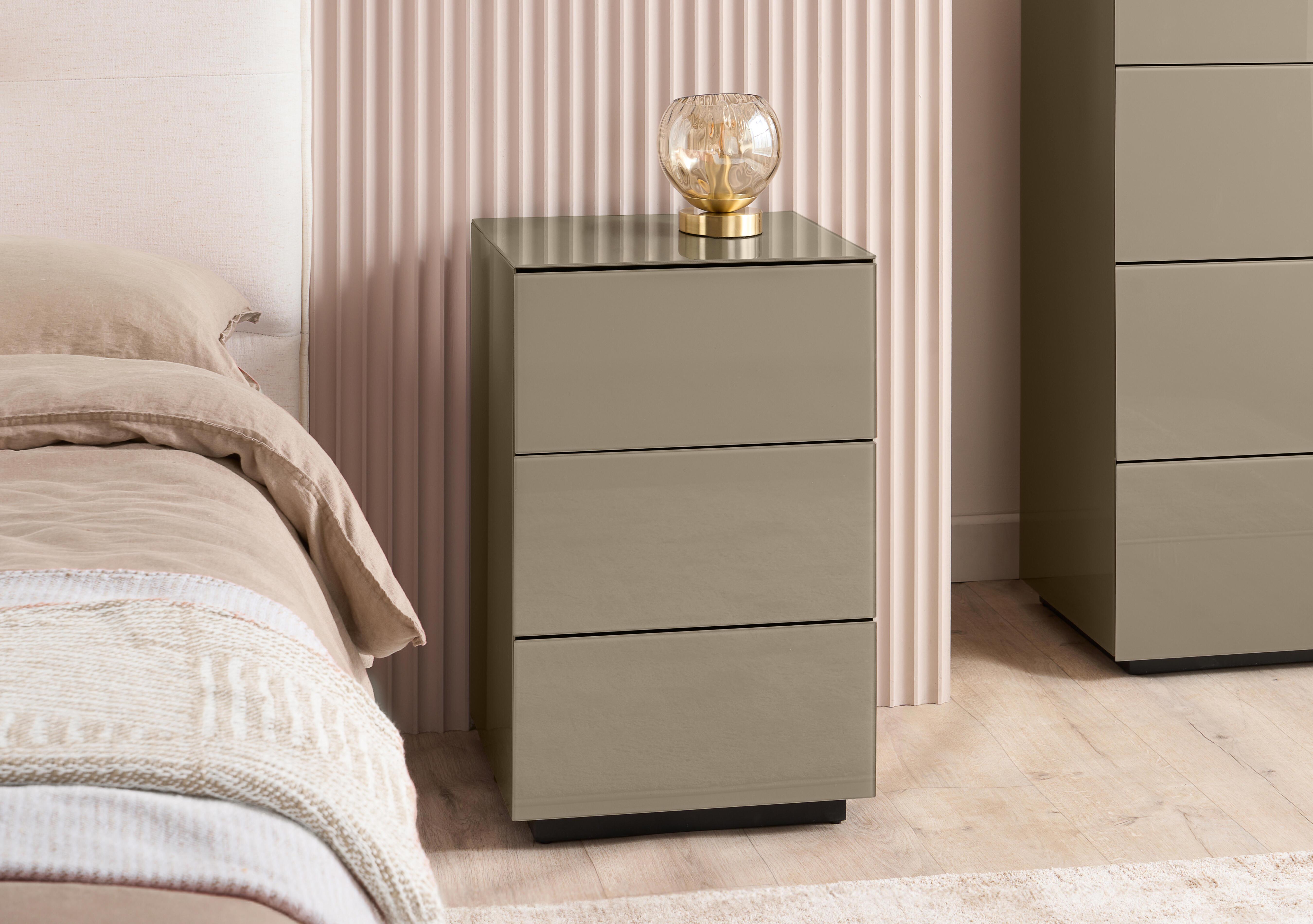 Andor 3 Drawer Bedside Cabinet in  on Furniture Village