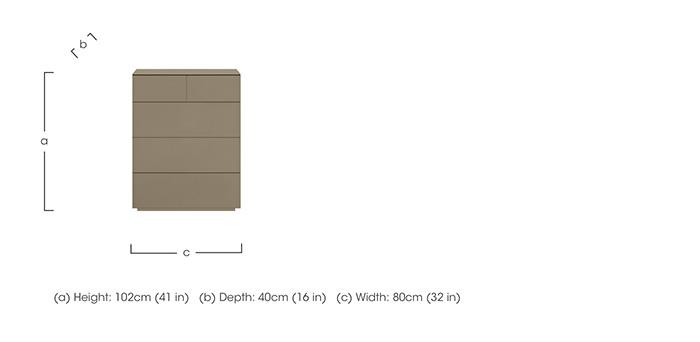 Andor 3+2 Drawer Chest in  on Furniture Village