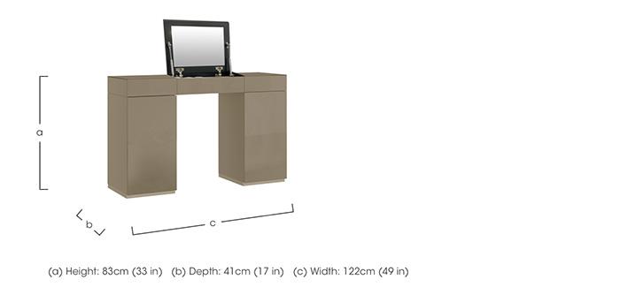 Andor Dressing Table with Mirror in  on Furniture Village