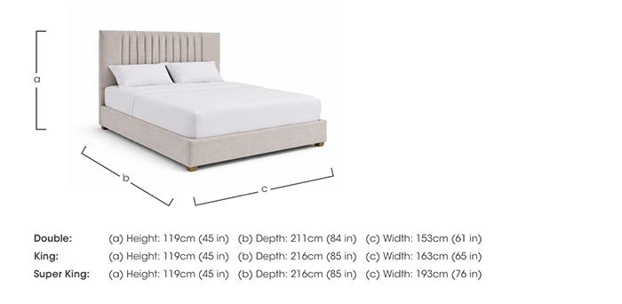 Flair Ottoman Bed Frame in  on Furniture Village