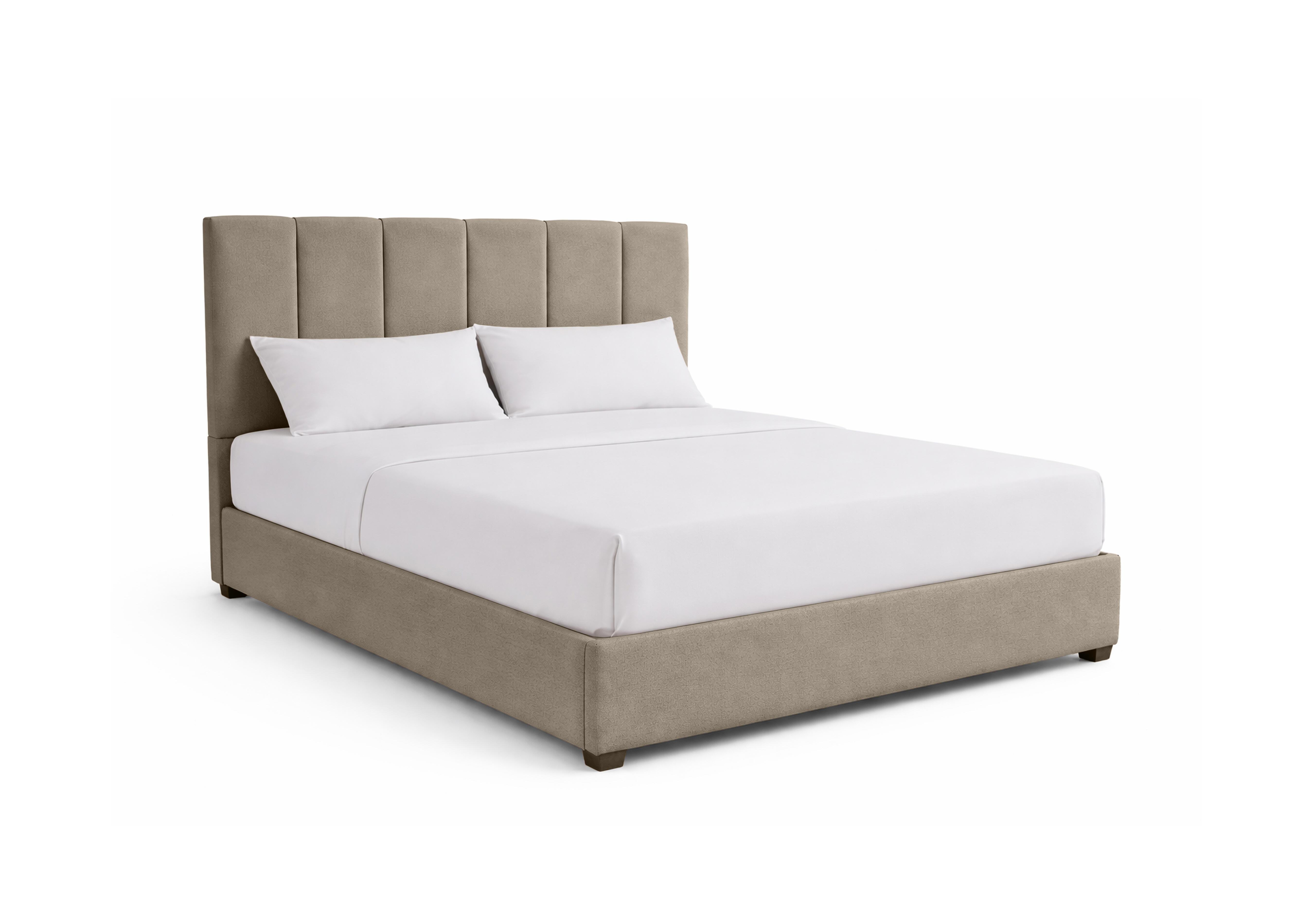 Arn Ottoman Bed Frame in Latte on Furniture Village