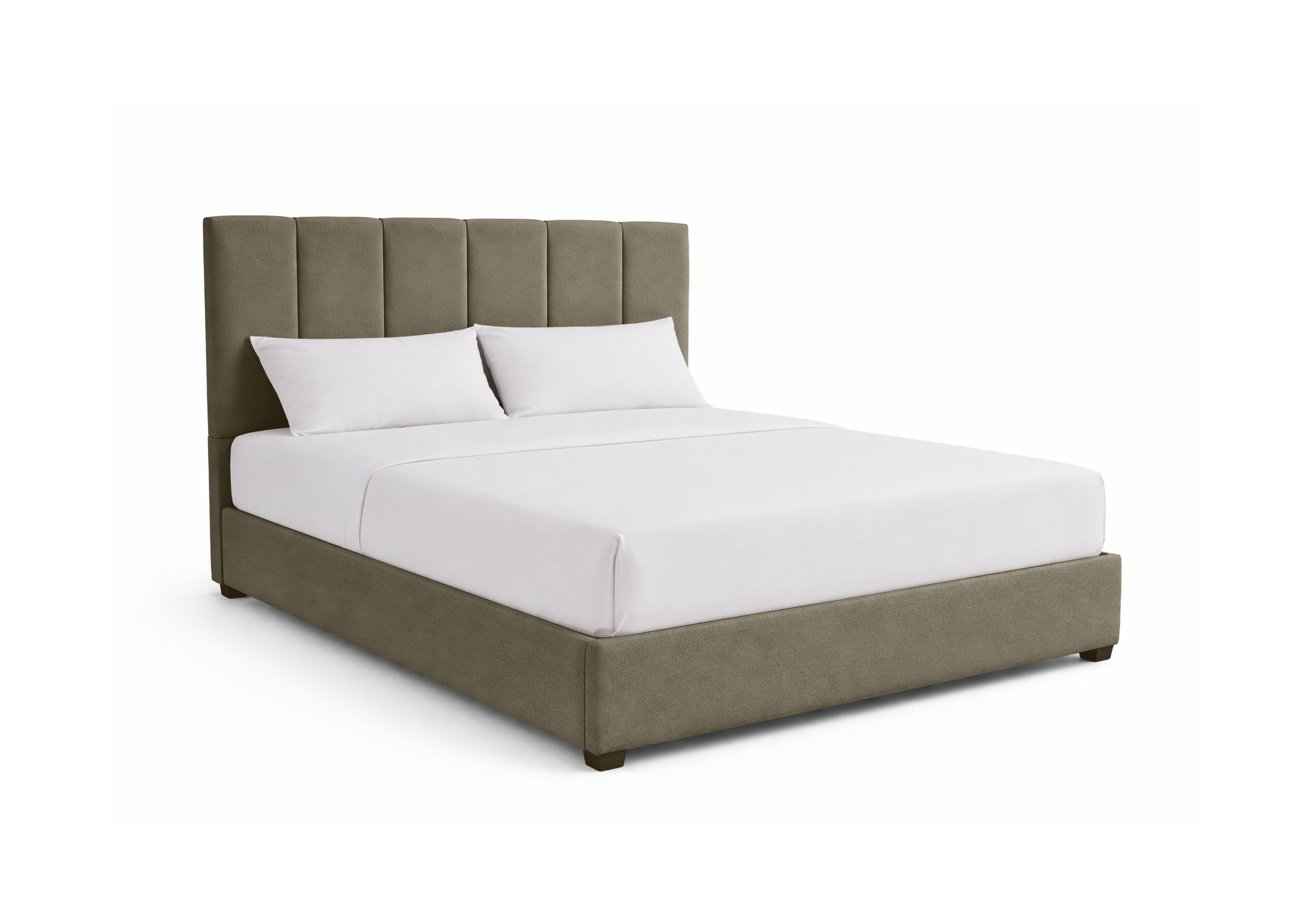 Arn Ottoman Bed Frame in Olive on Furniture Village