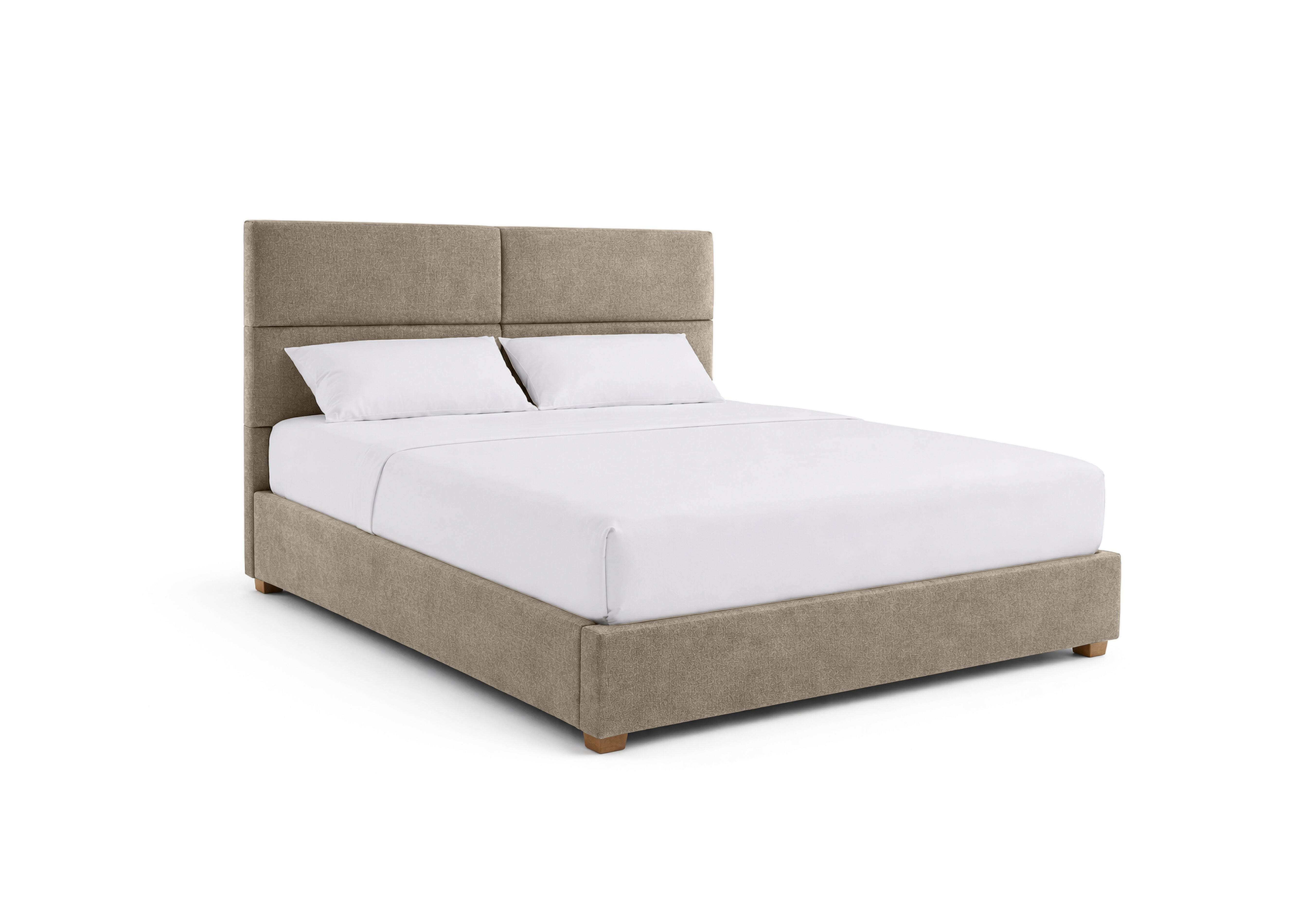 Ole Ottoman Bed Frame in Latte on Furniture Village
