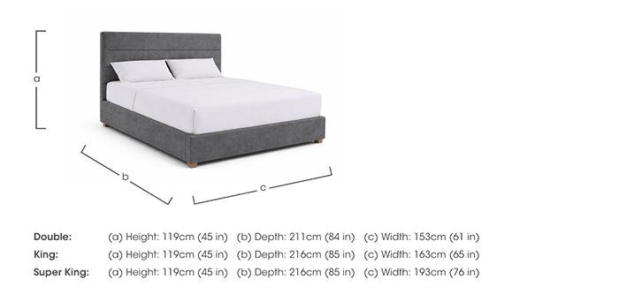 Tully Ottoman Bed Frame in  on Furniture Village