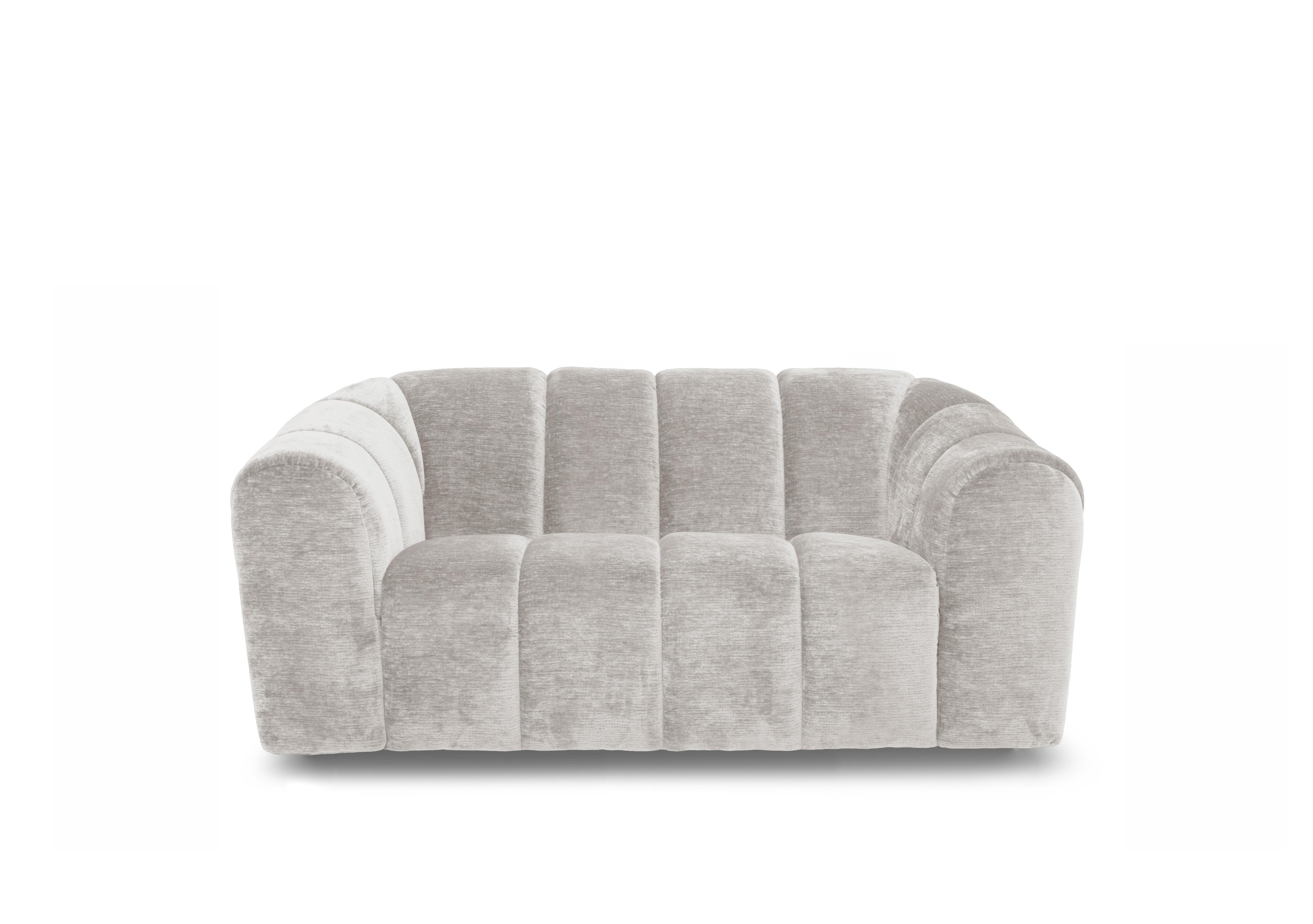 Rhianna 2 Seater Fabric Sofa in Aston Lead Grey 47516 on Furniture Village