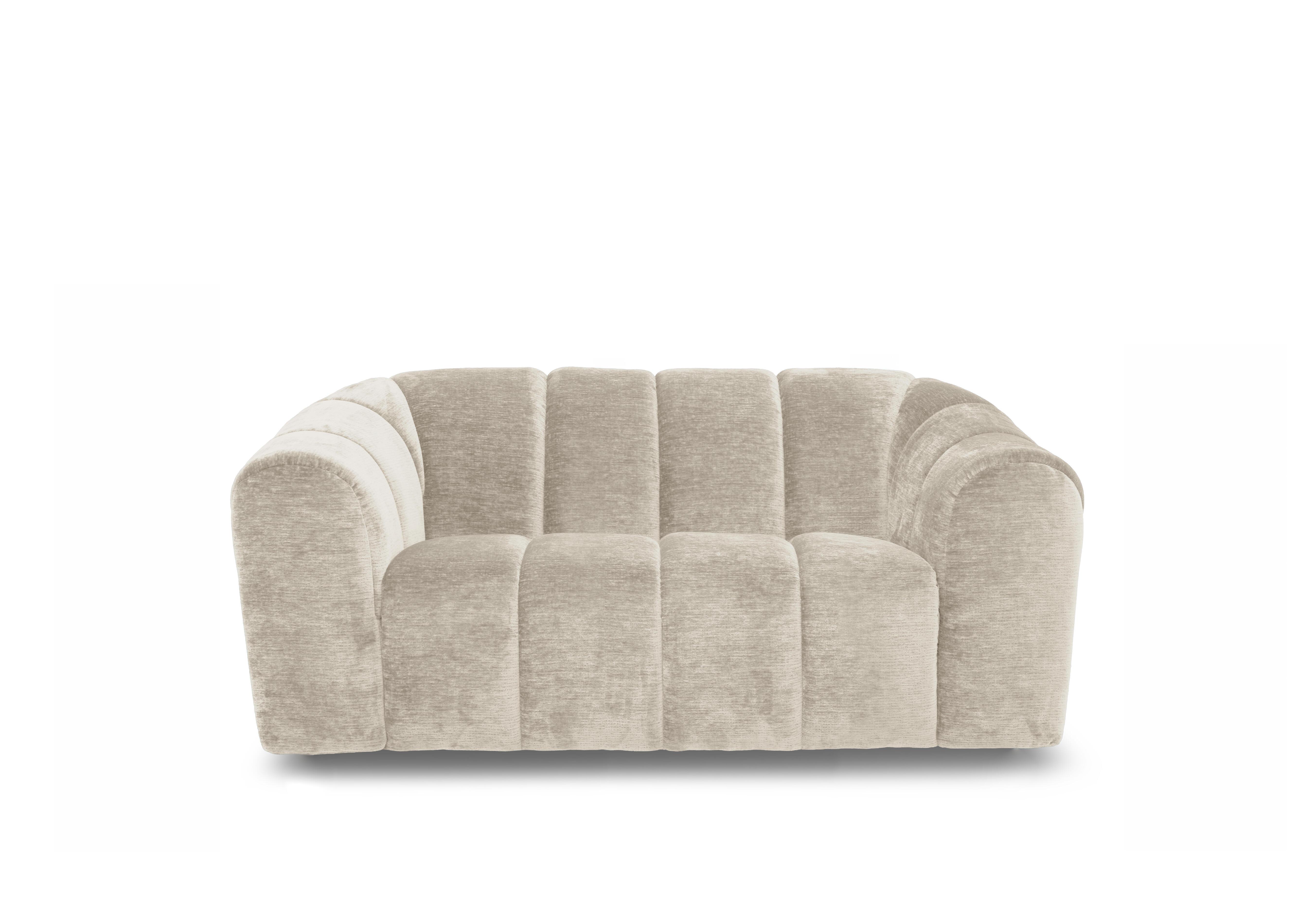 Rhianna 2 Seater Fabric Sofa in Aston Oyster 47517 on Furniture Village
