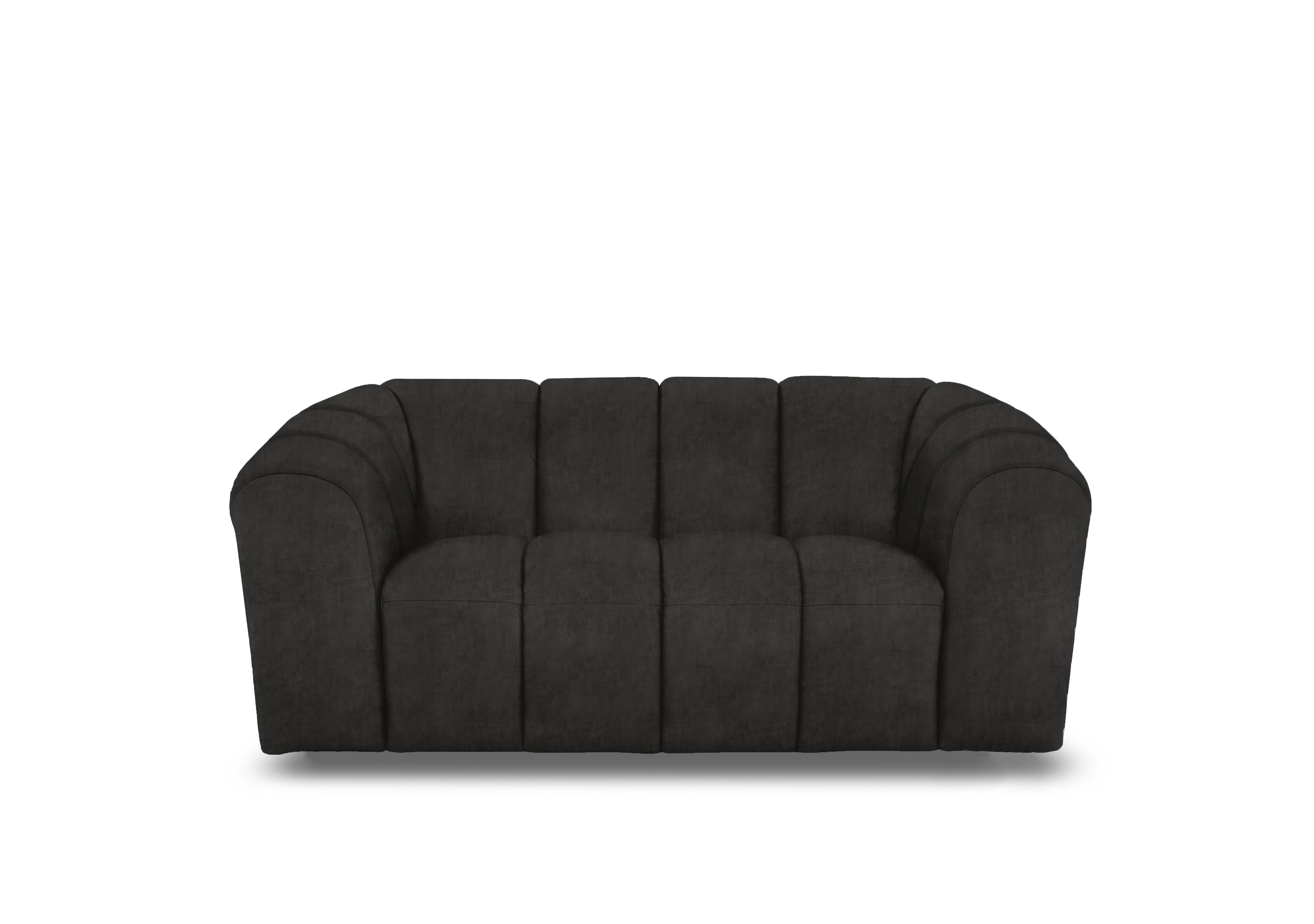 Rhianna 2 Seater Fabric Sofa in Manhattan Indigo 58009 on Furniture Village