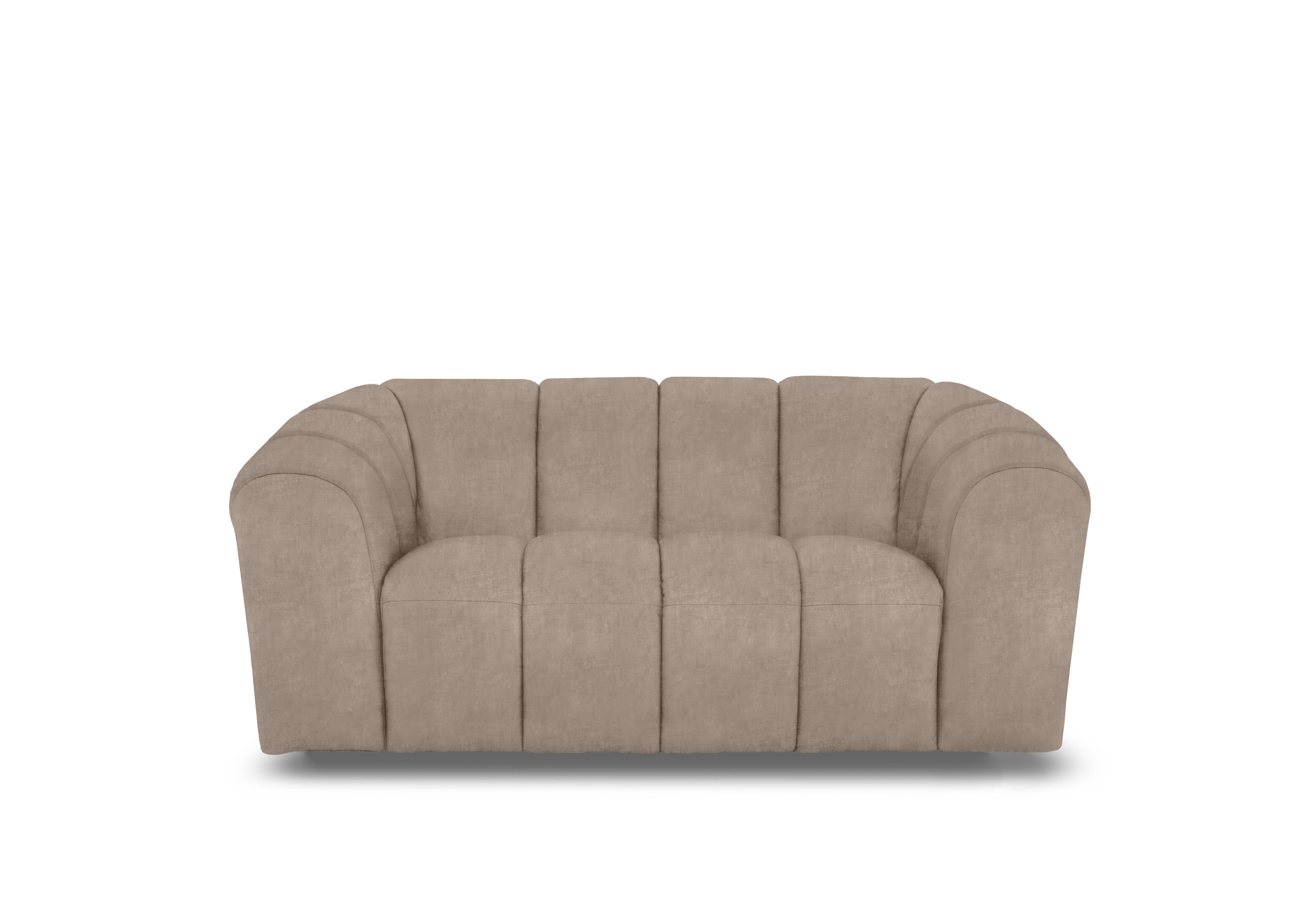 Rhianna 2 Seater Fabric Sofa in Manhattan Nutmeg 58005 on Furniture Village