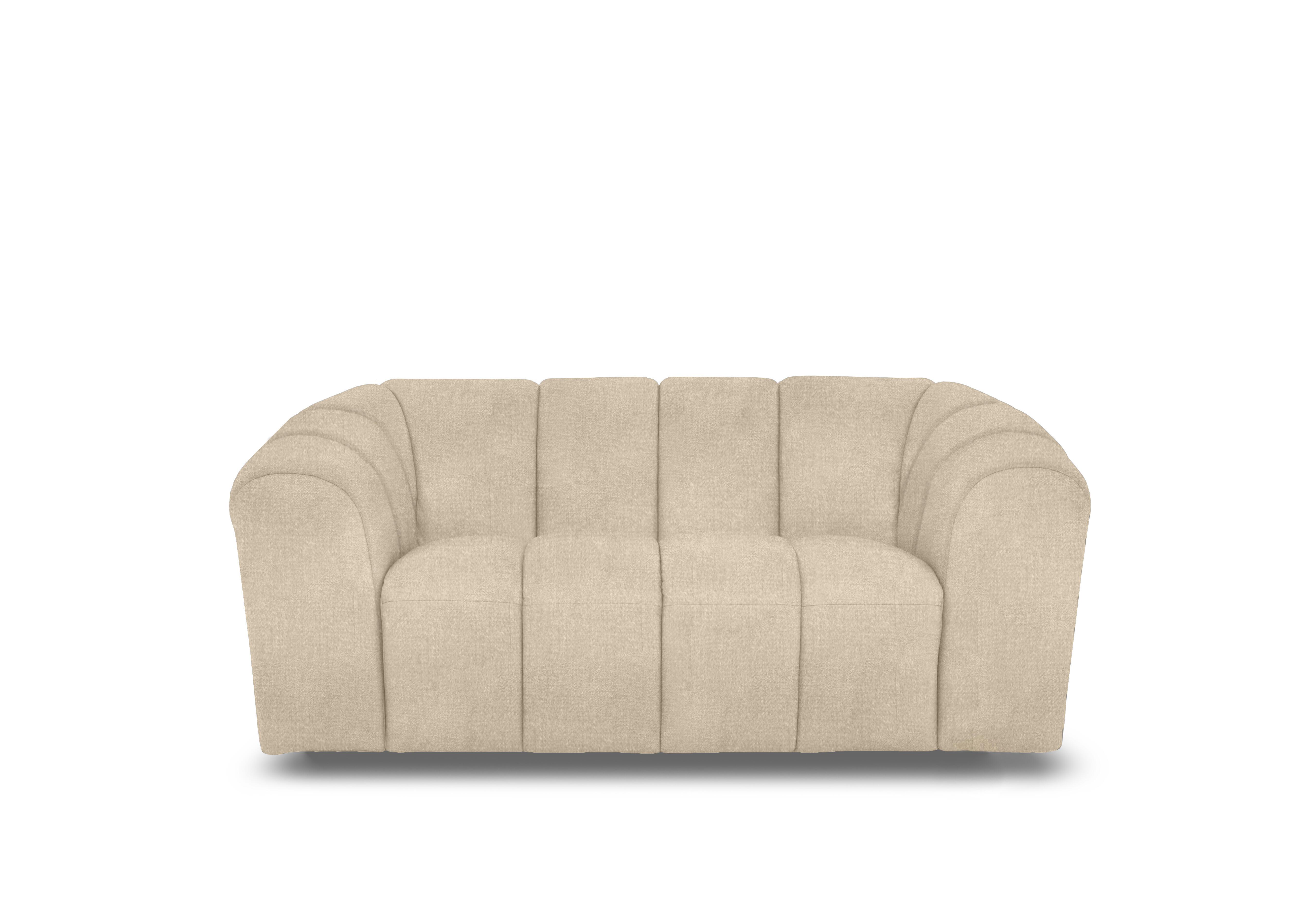 Rhianna 2 Seater Fabric Sofa in Oxford Latte 94002 on Furniture Village