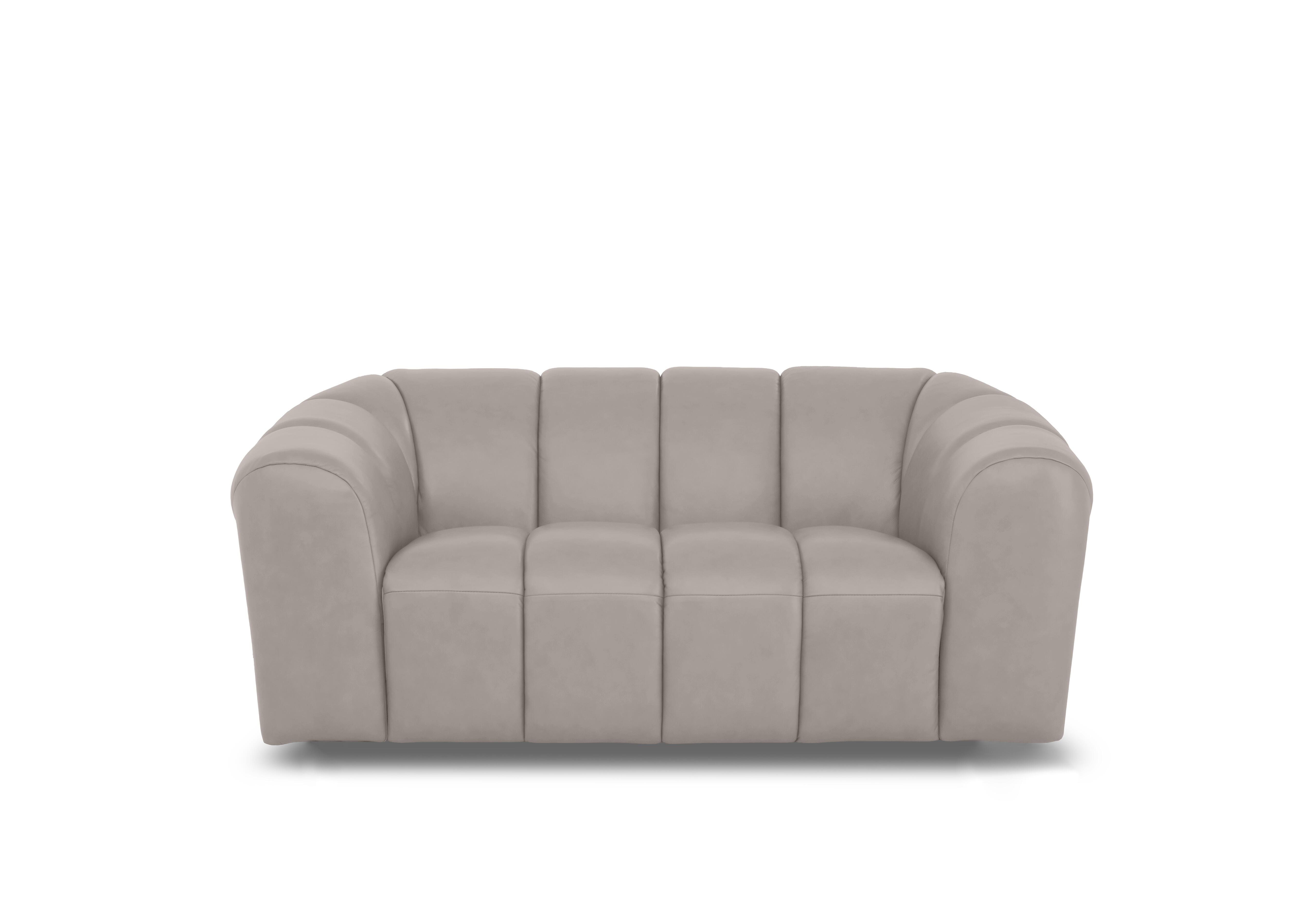 Rhianna 2 Seater Leather Sofa in Montana Lead Grey Cat-60/23 on Furniture Village