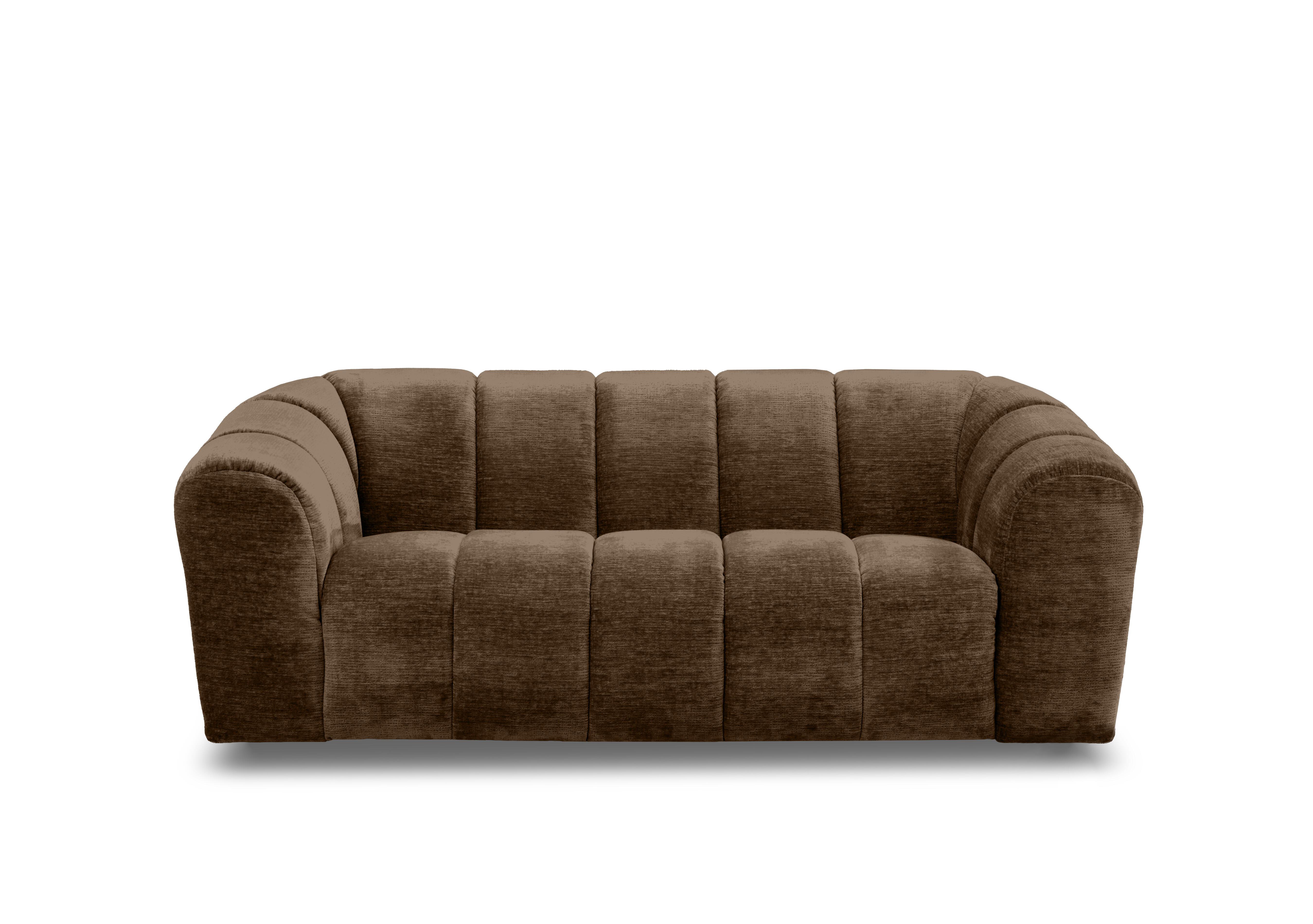 Rhianna Large 2 Seater Fabric Sofa in Aston Chocolate 47524 on Furniture Village