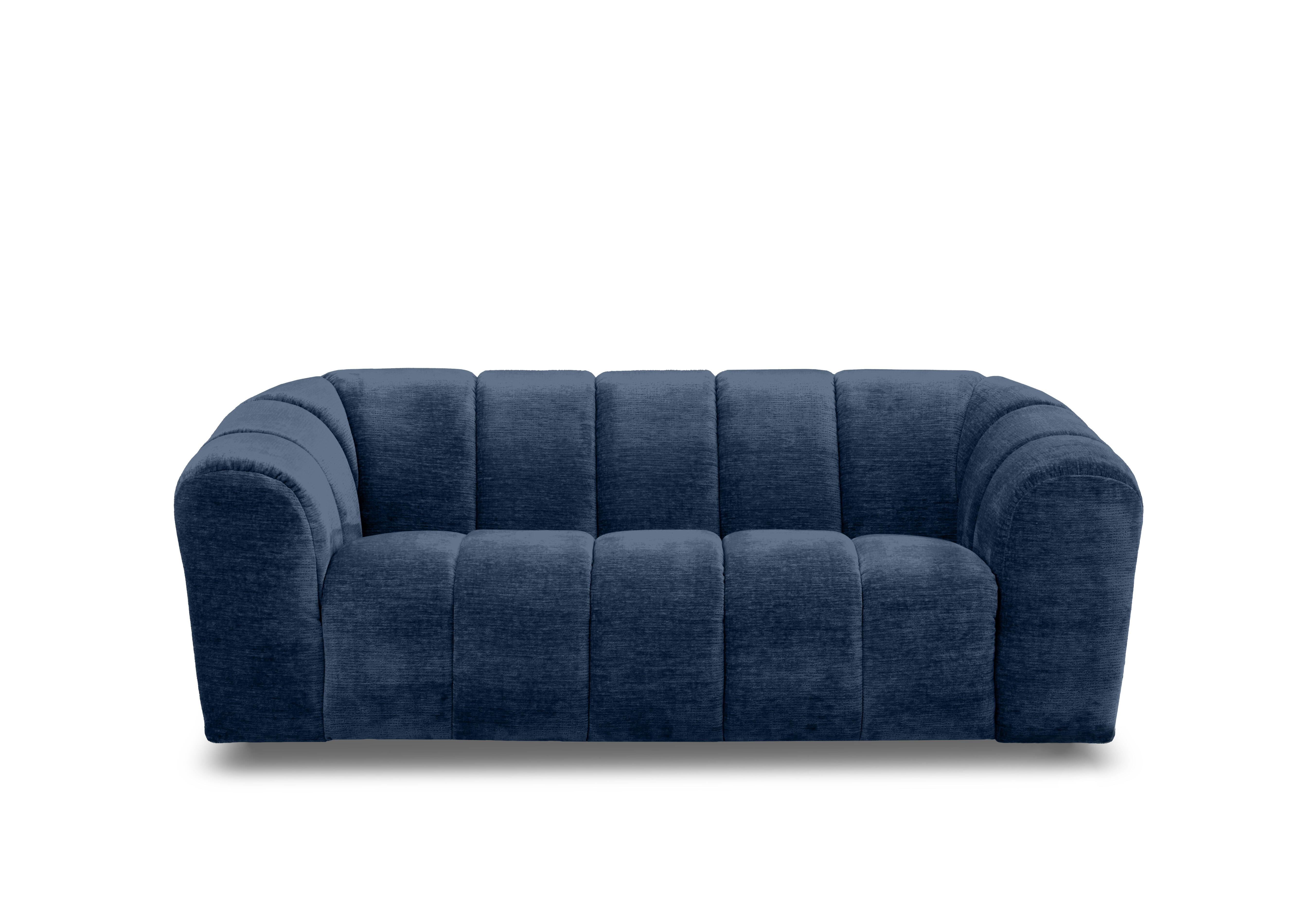 Rhianna Large 2 Seater Fabric Sofa in Aston Navy 47521 on Furniture Village