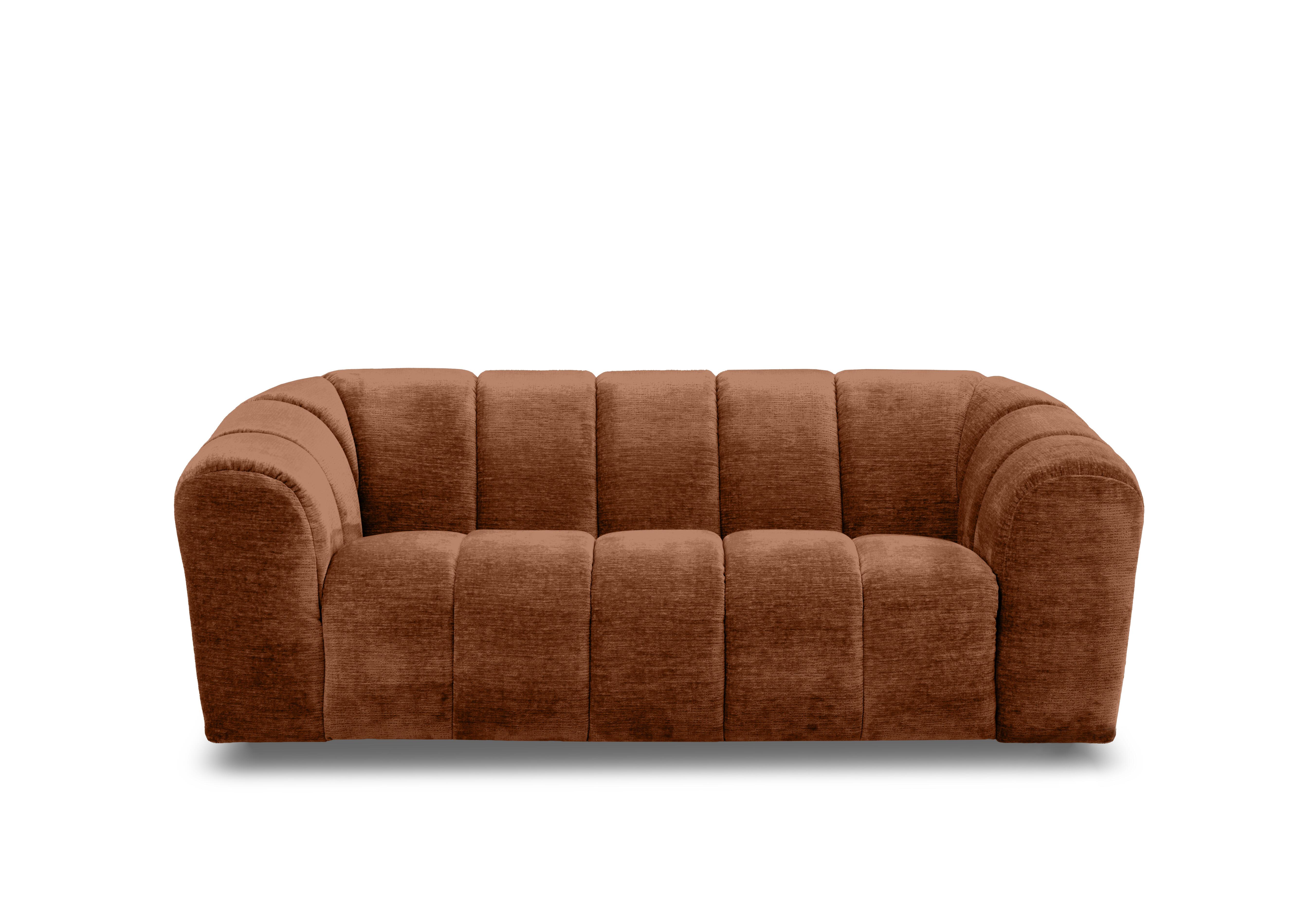 Rhianna Large 2 Seater Fabric Sofa in Aston Rust 47523 on Furniture Village