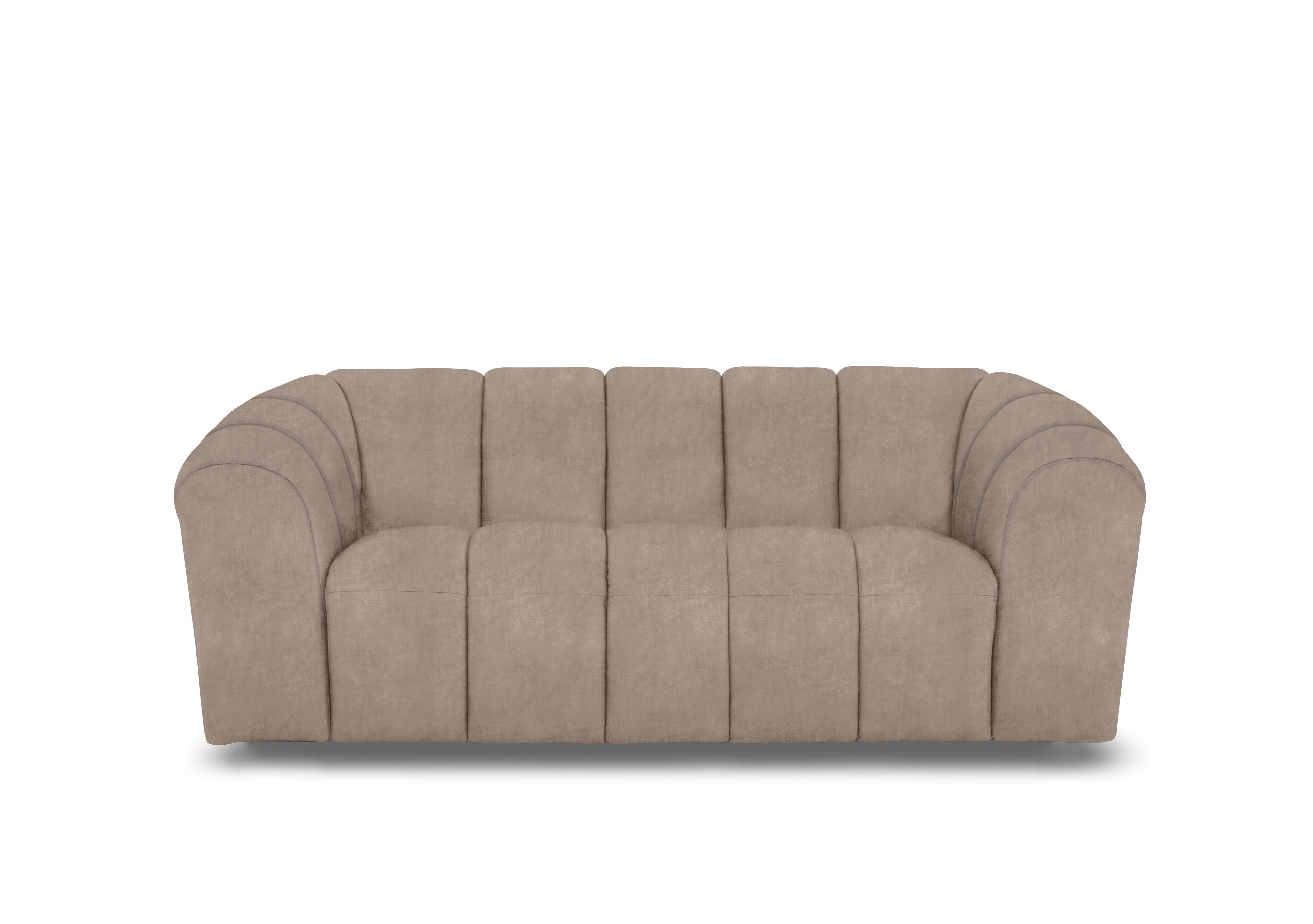 Rhianna Large 2 Seater Fabric Sofa in Manhattan Nutmeg 58005 on Furniture Village