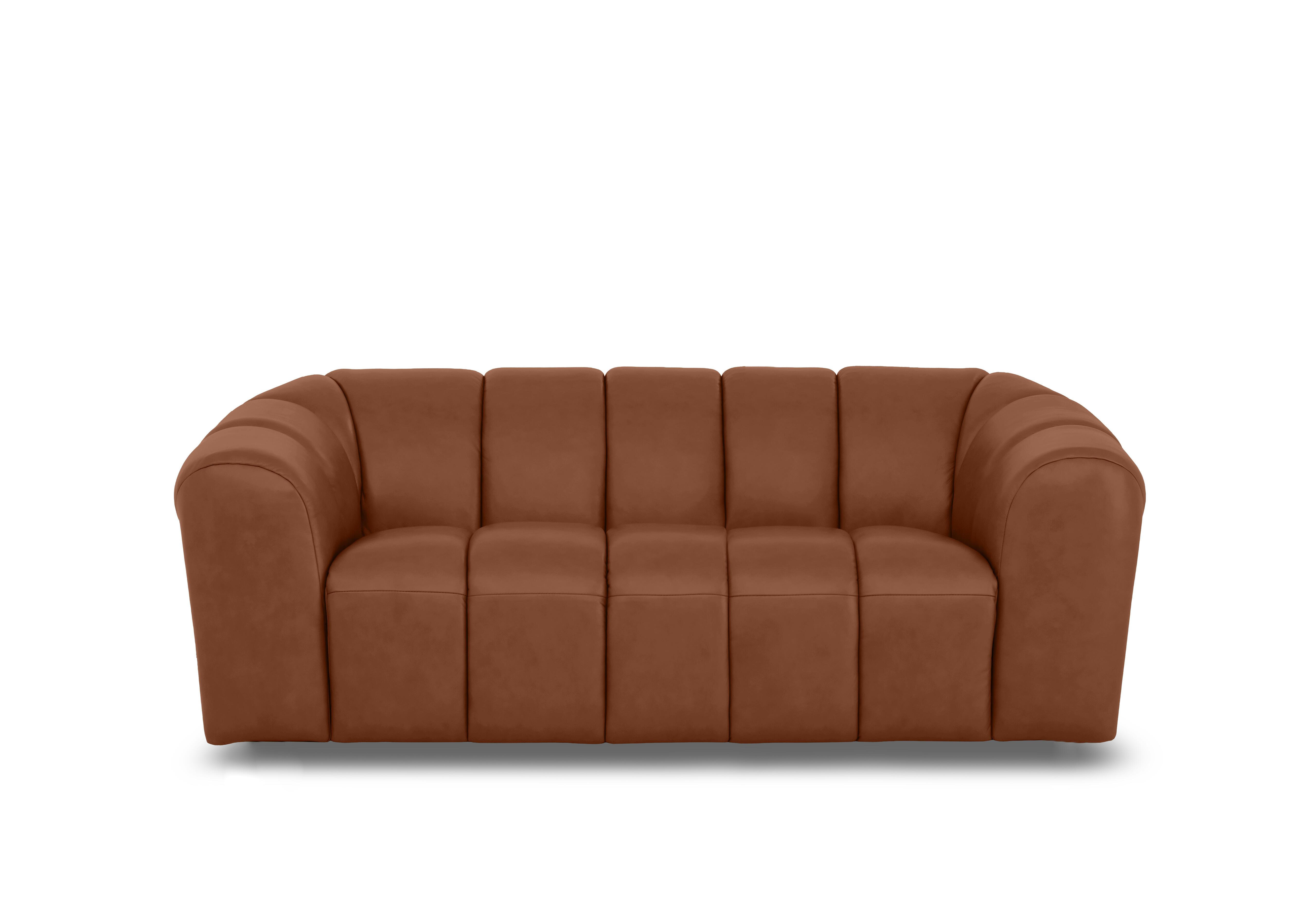Rhianna Large 2 Seater Leather Sofa in Montana Butterscotch Cat-60/07 on Furniture Village