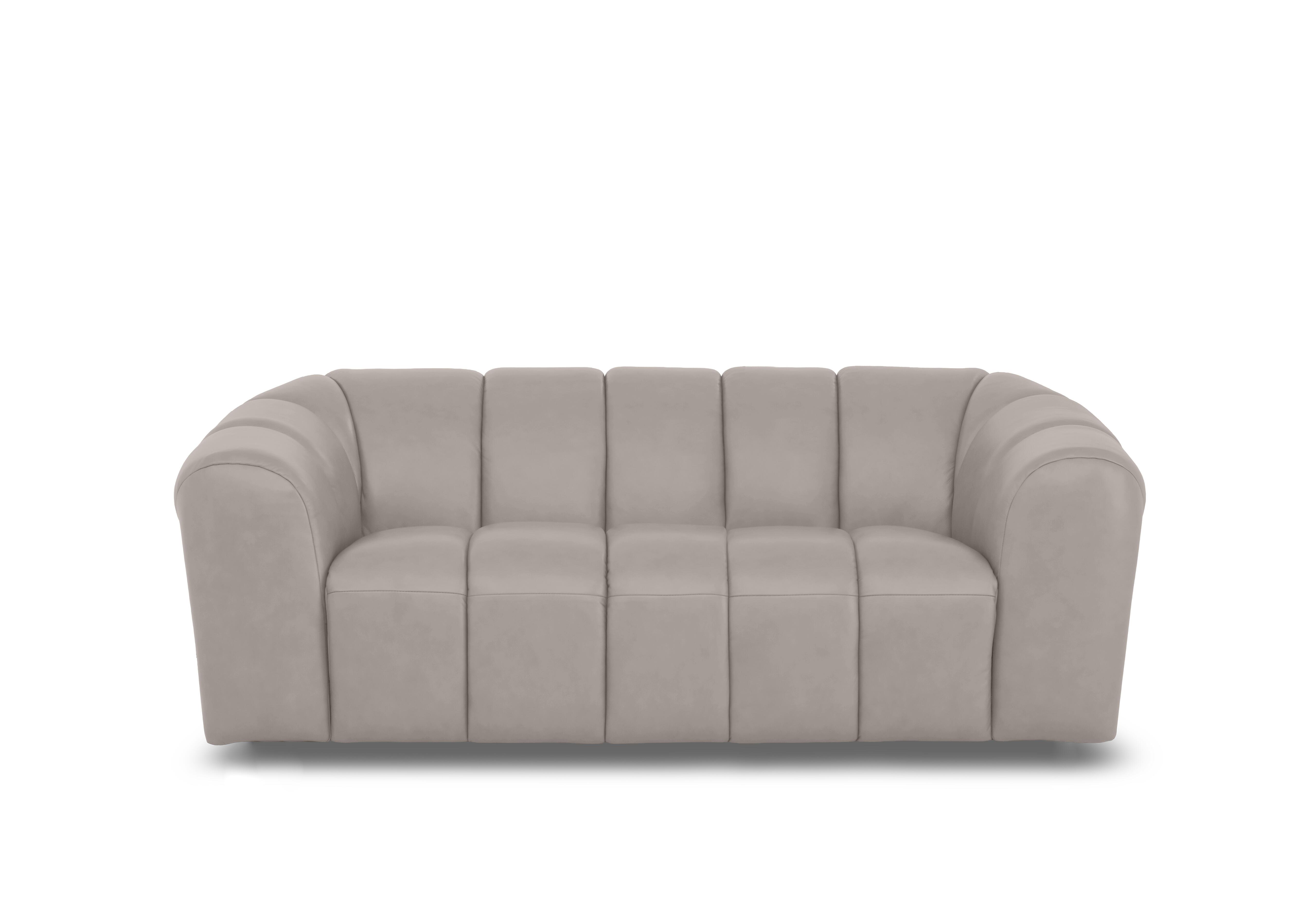 Rhianna Large 2 Seater Leather Sofa in Montana Lead Grey Cat-60/23 on Furniture Village