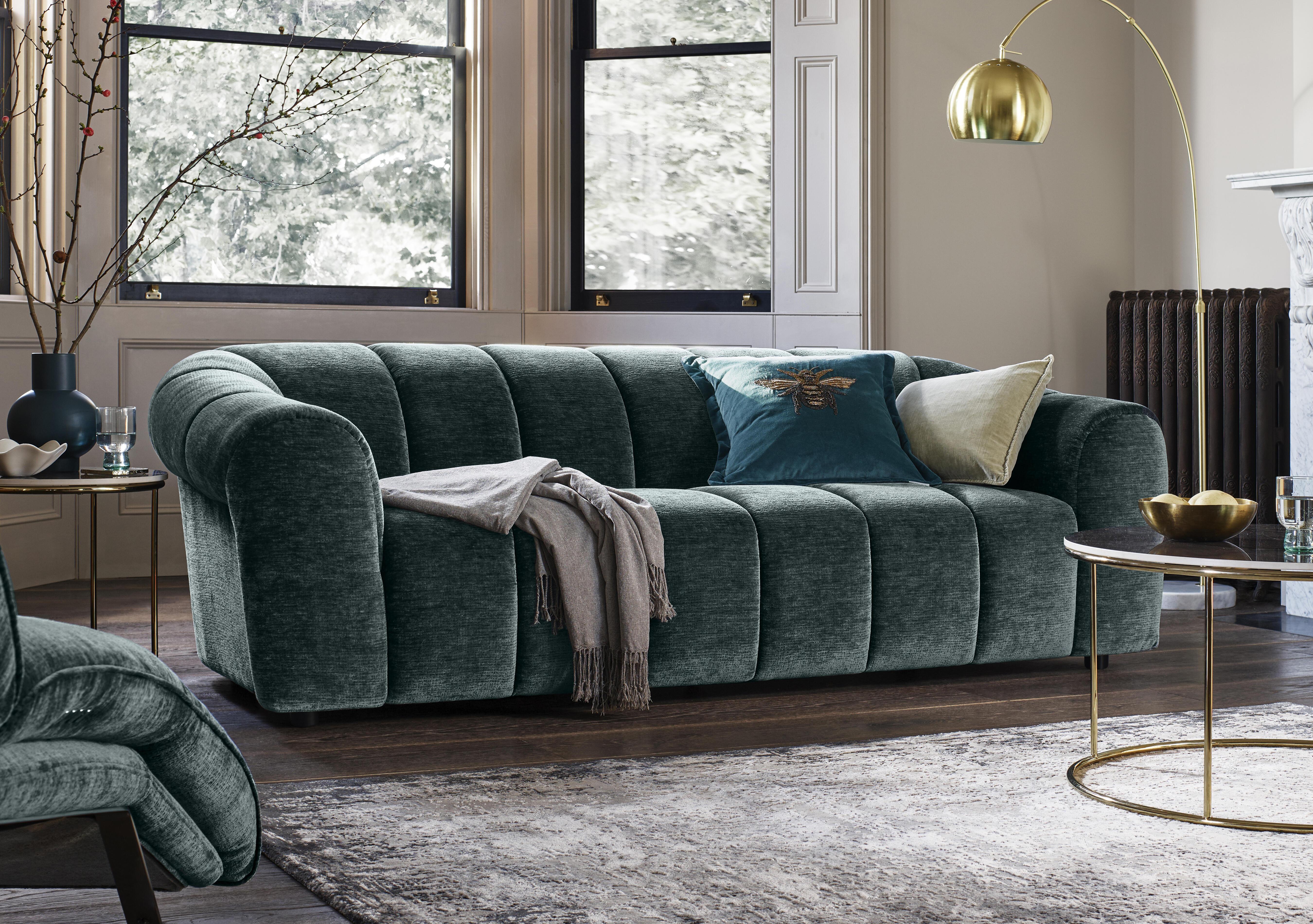 Rhianna 3 Seater Fabric Sofa in  on Furniture Village