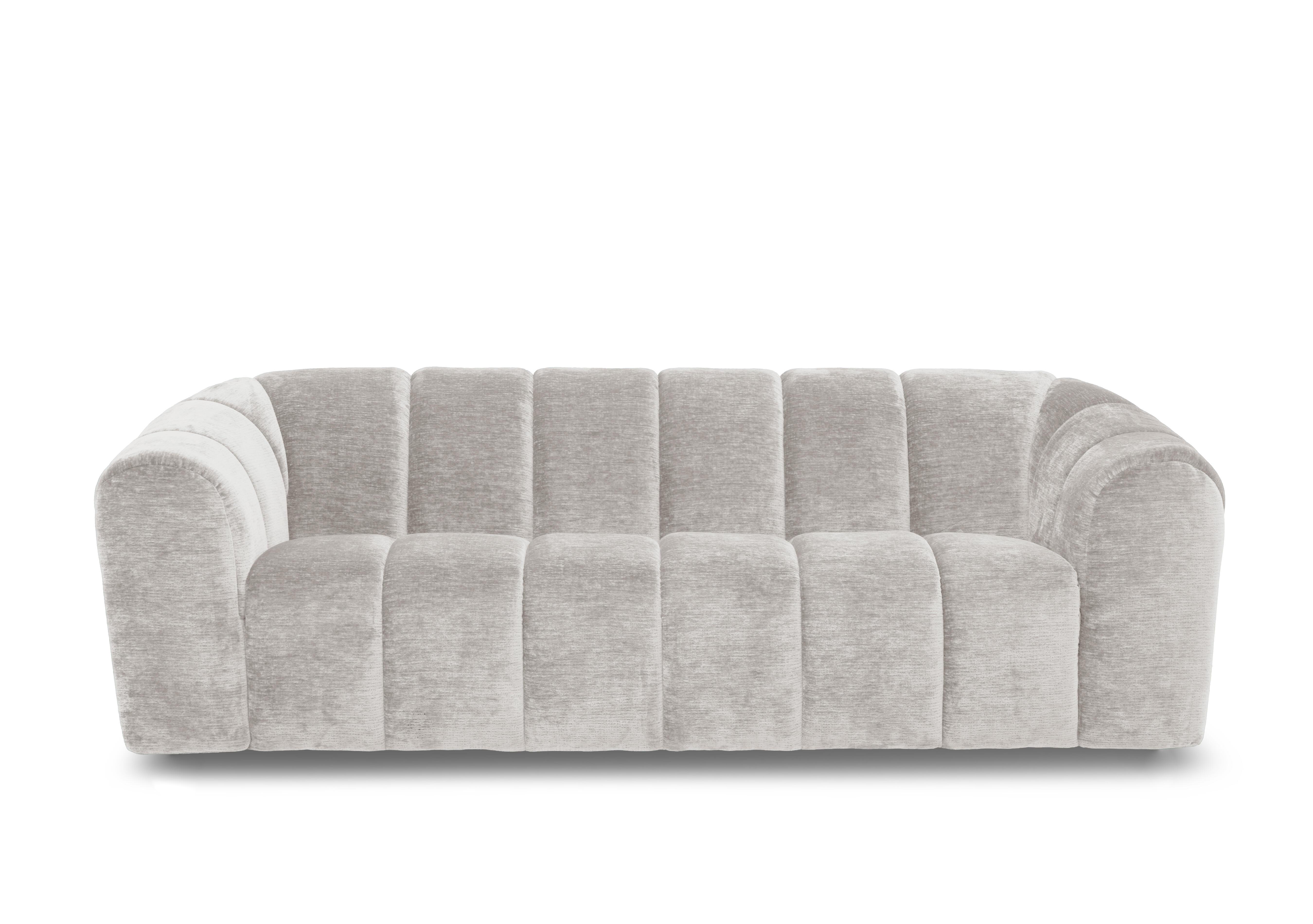 Rhianna 3 Seater Fabric Sofa in Aston Lead Grey 47516 on Furniture Village