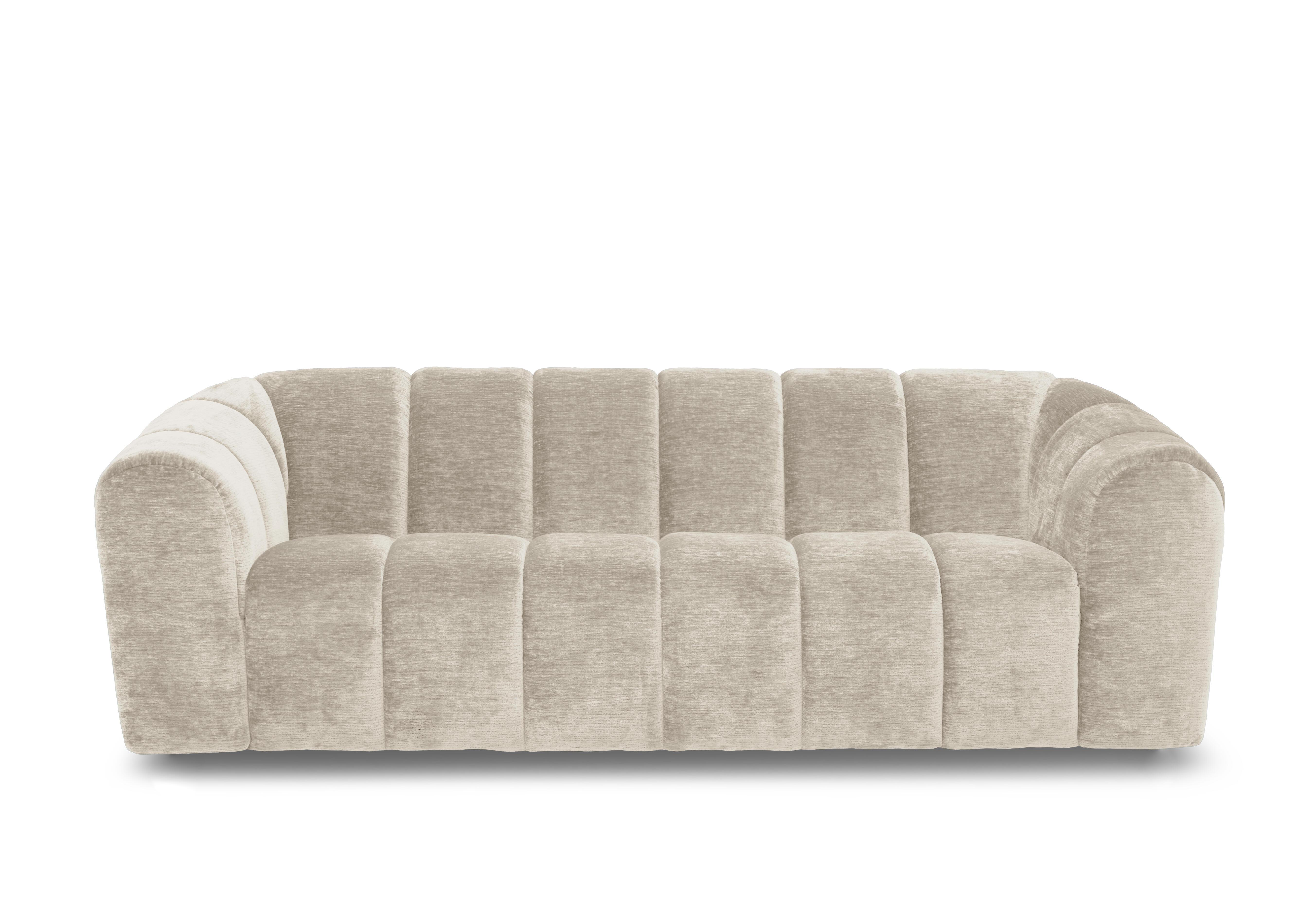 Rhianna 3 Seater Fabric Sofa in Aston Oyster 47517 on Furniture Village