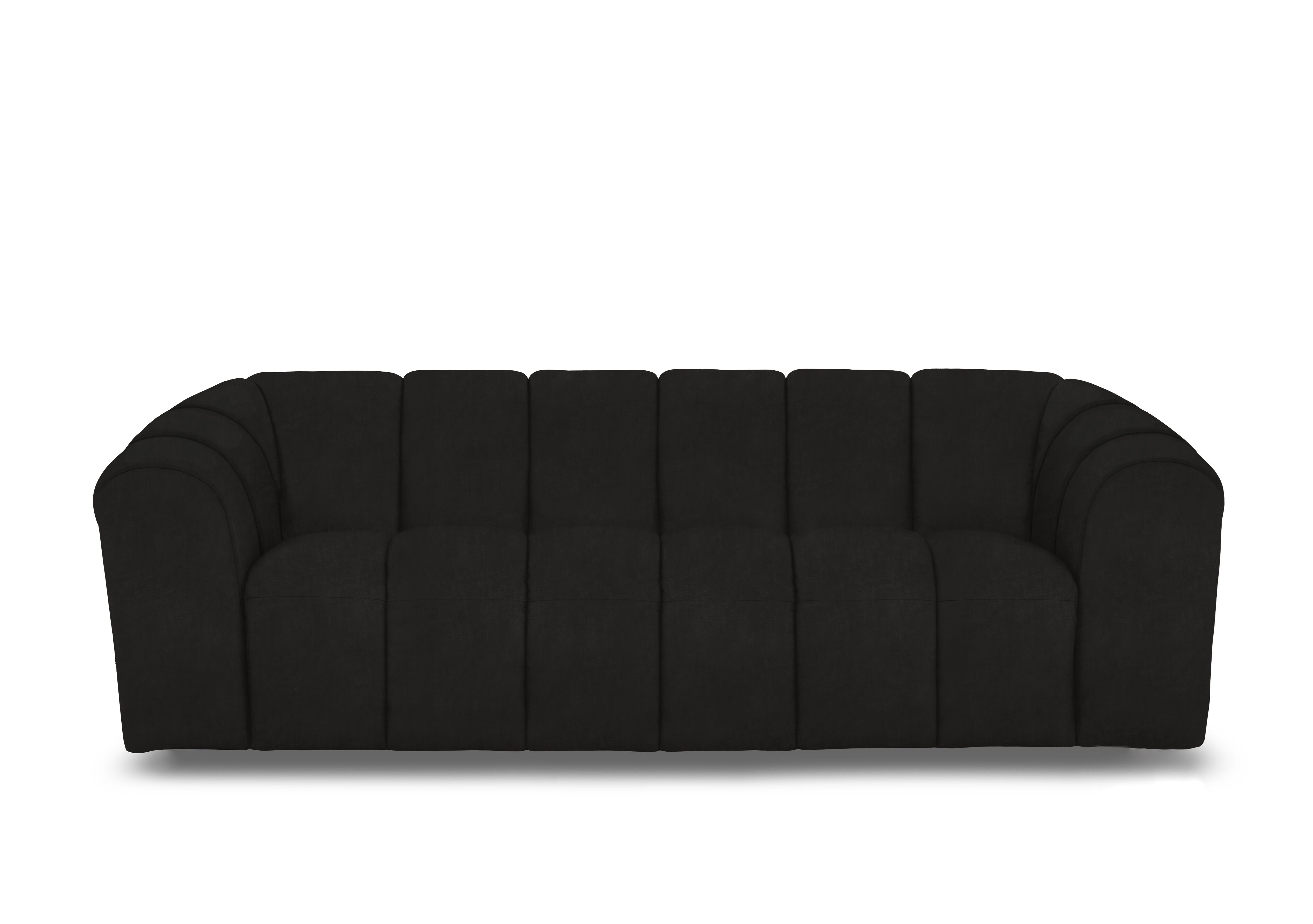 Rhianna 3 Seater Fabric Sofa in Manhattan Indigo 58009 on Furniture Village