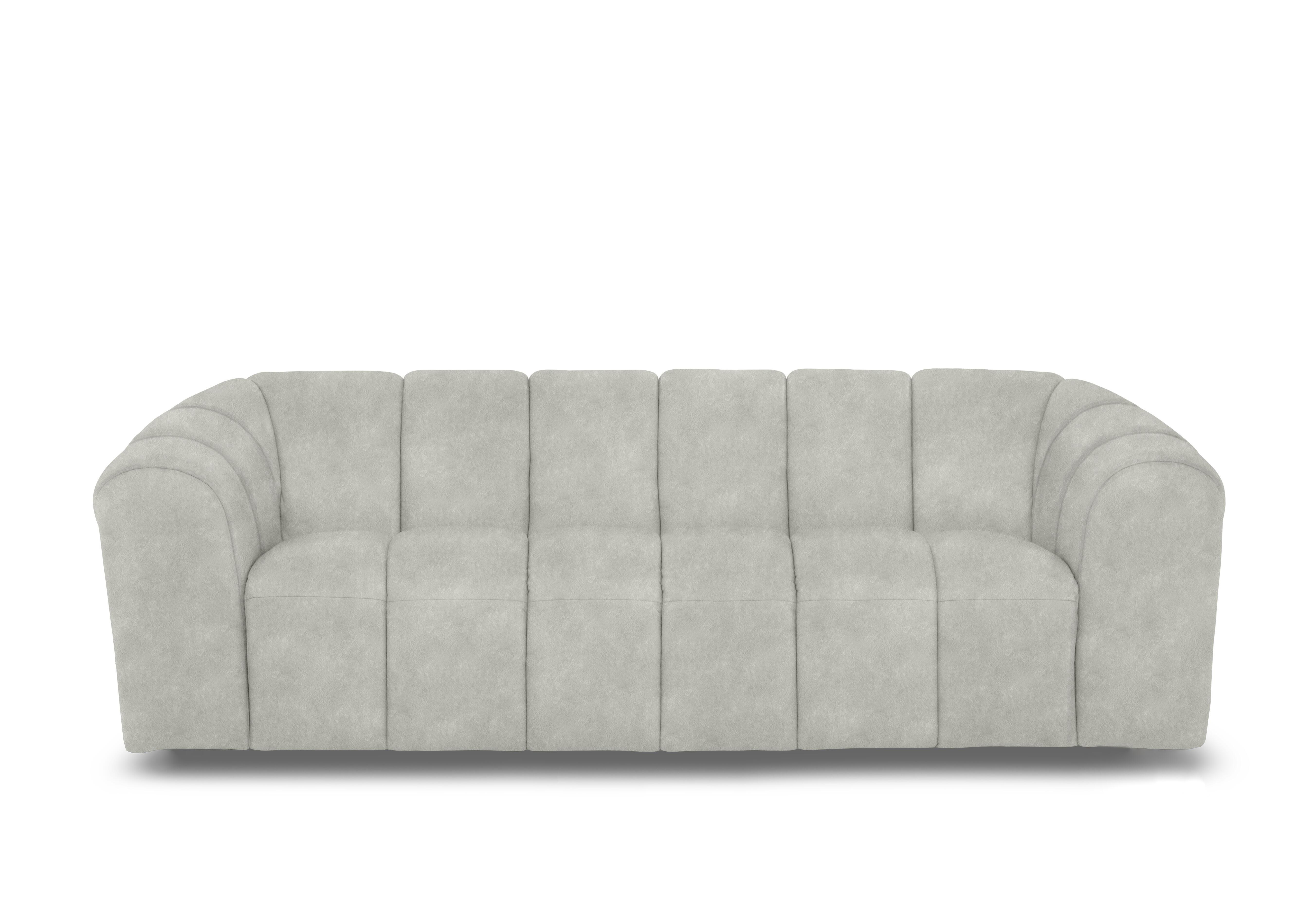 Rhianna 3 Seater Fabric Sofa in Marble Stone 18176 on Furniture Village