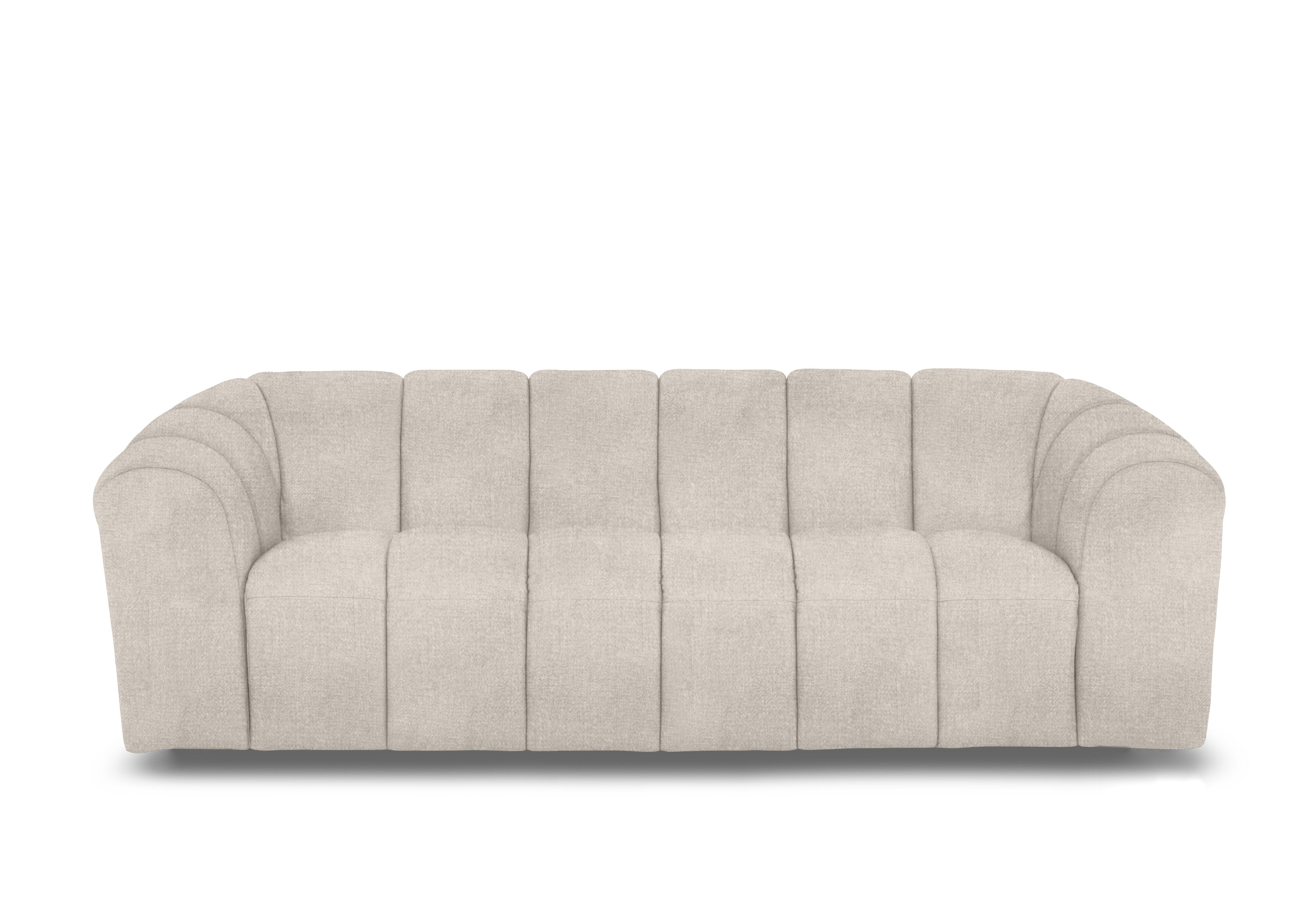Rhianna 3 Seater Fabric Sofa in Oxford Ivory 94001 on Furniture Village