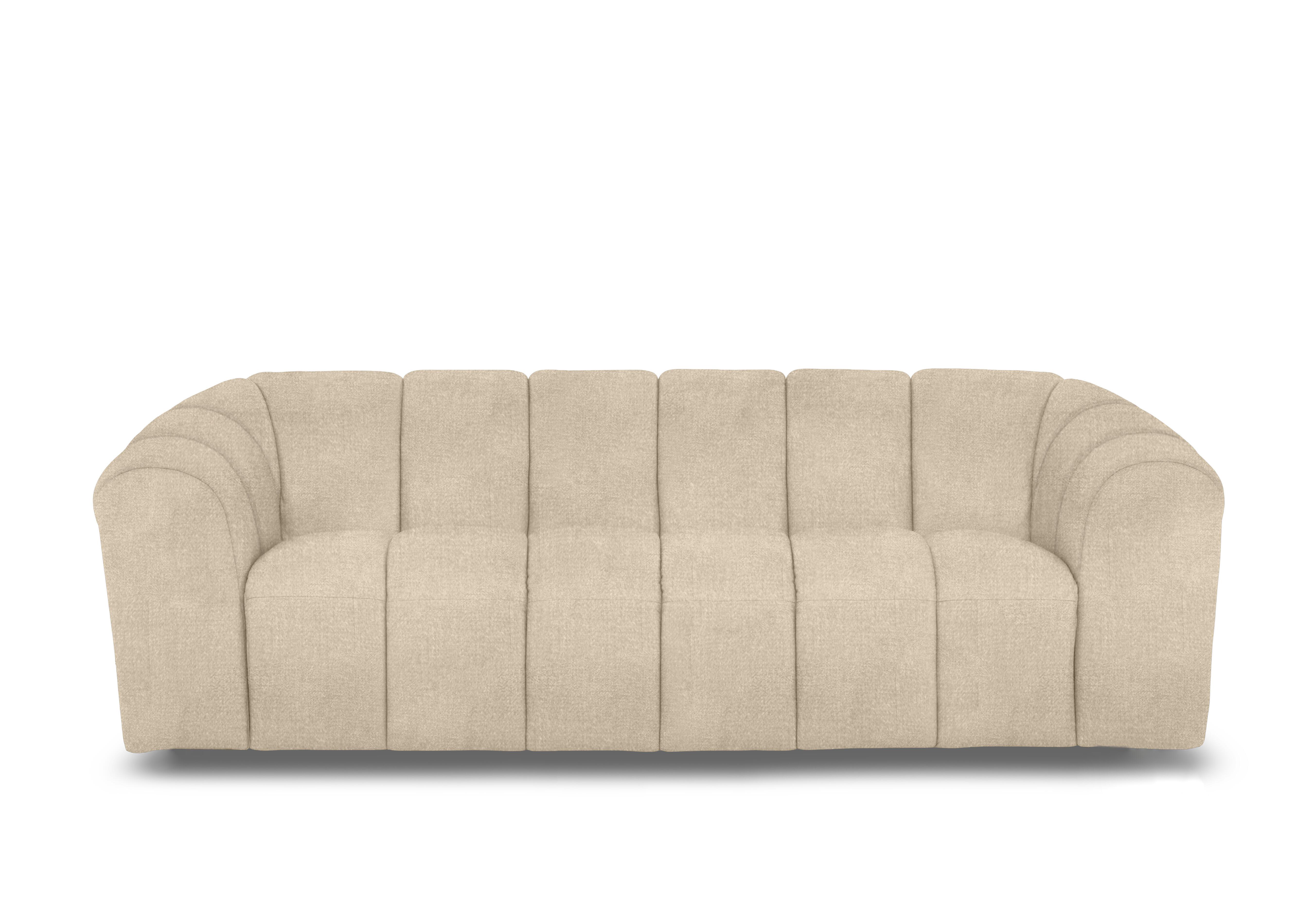 Rhianna 3 Seater Fabric Sofa in Oxford Latte 94002 on Furniture Village