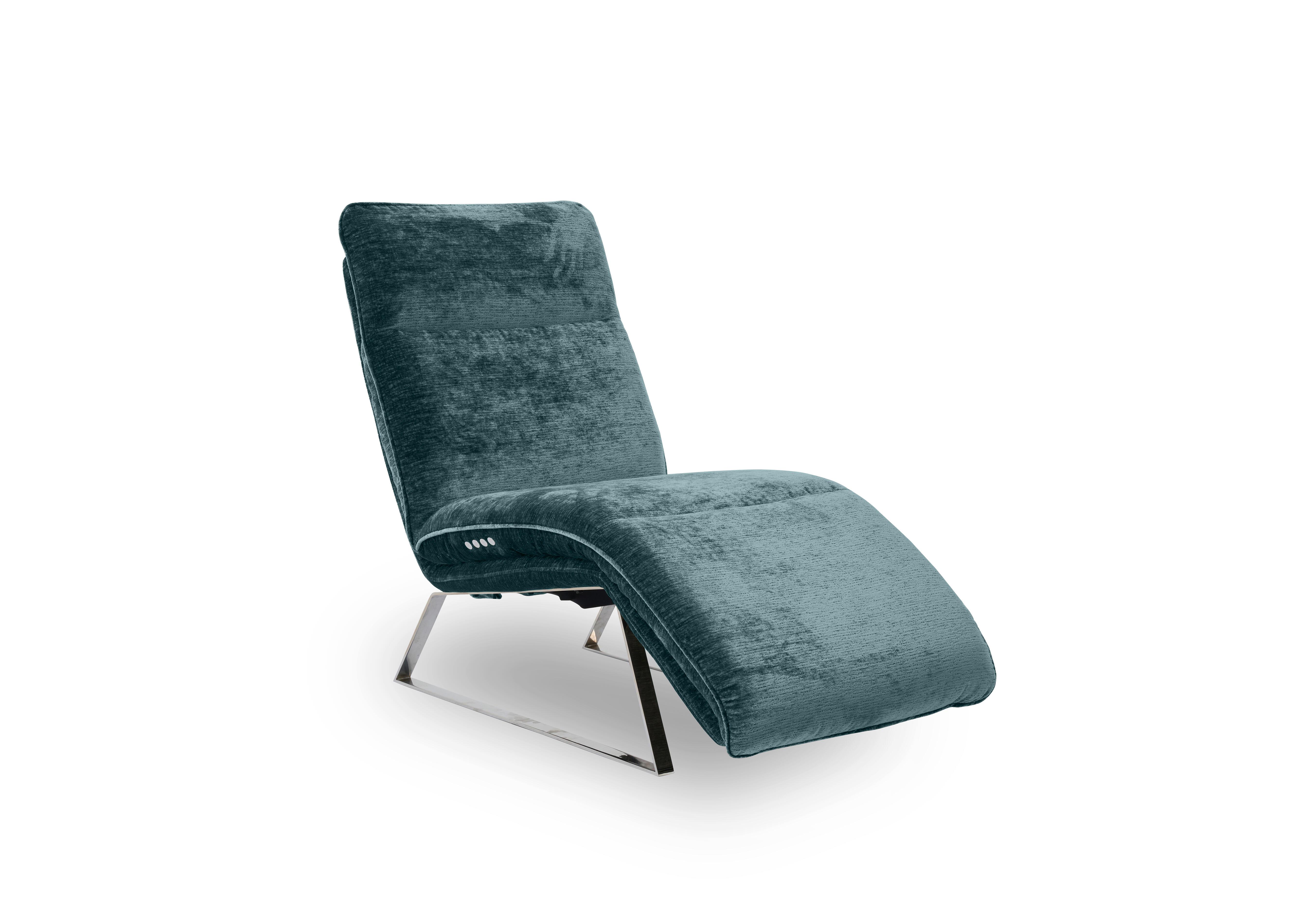 Rhianna Fabric Power Recliner Chaise Chair in Aston Seafoam 47520 on Furniture Village
