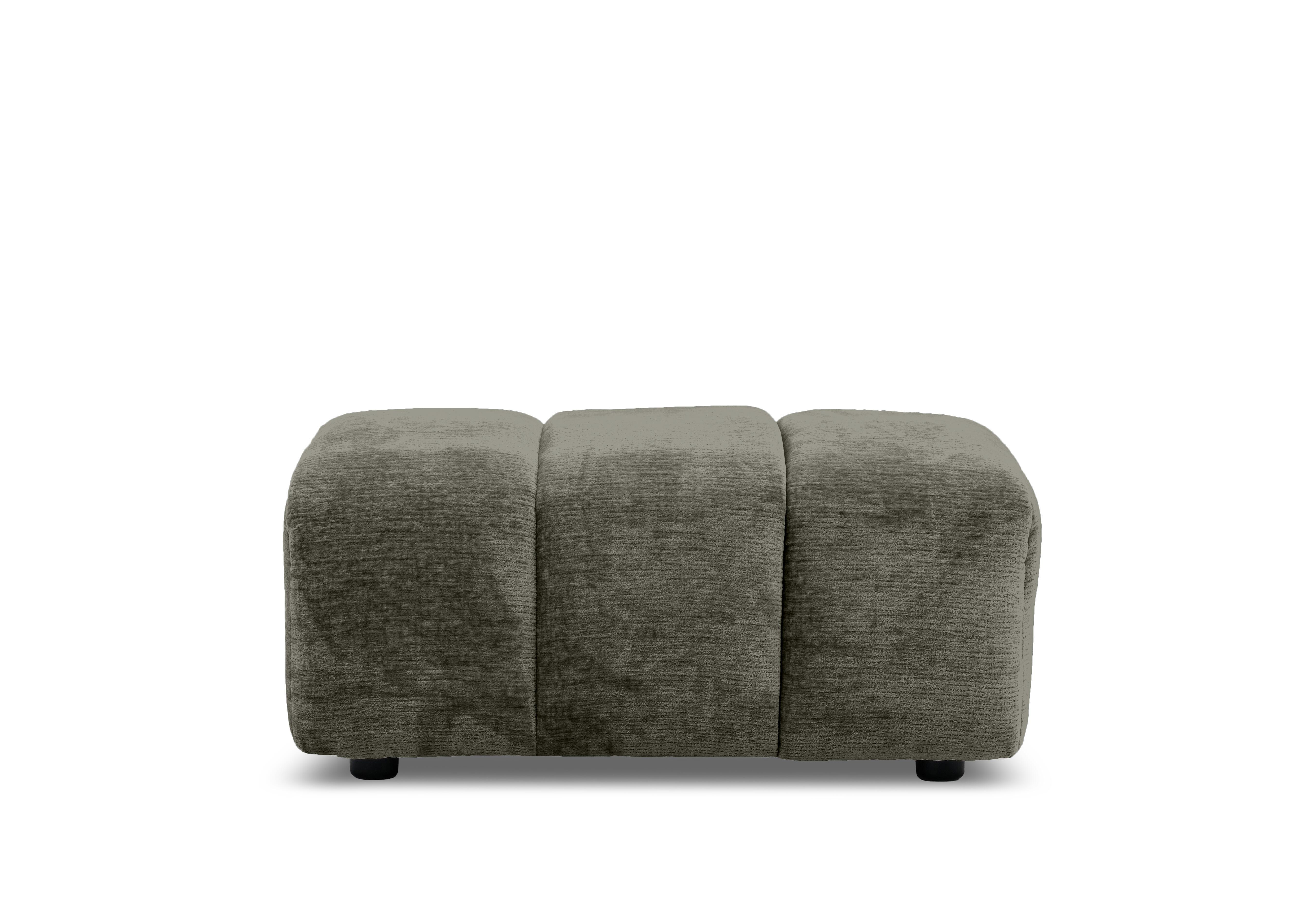 Rhianna Large Fabric Footstool in Aston Jungle 47519 on Furniture Village